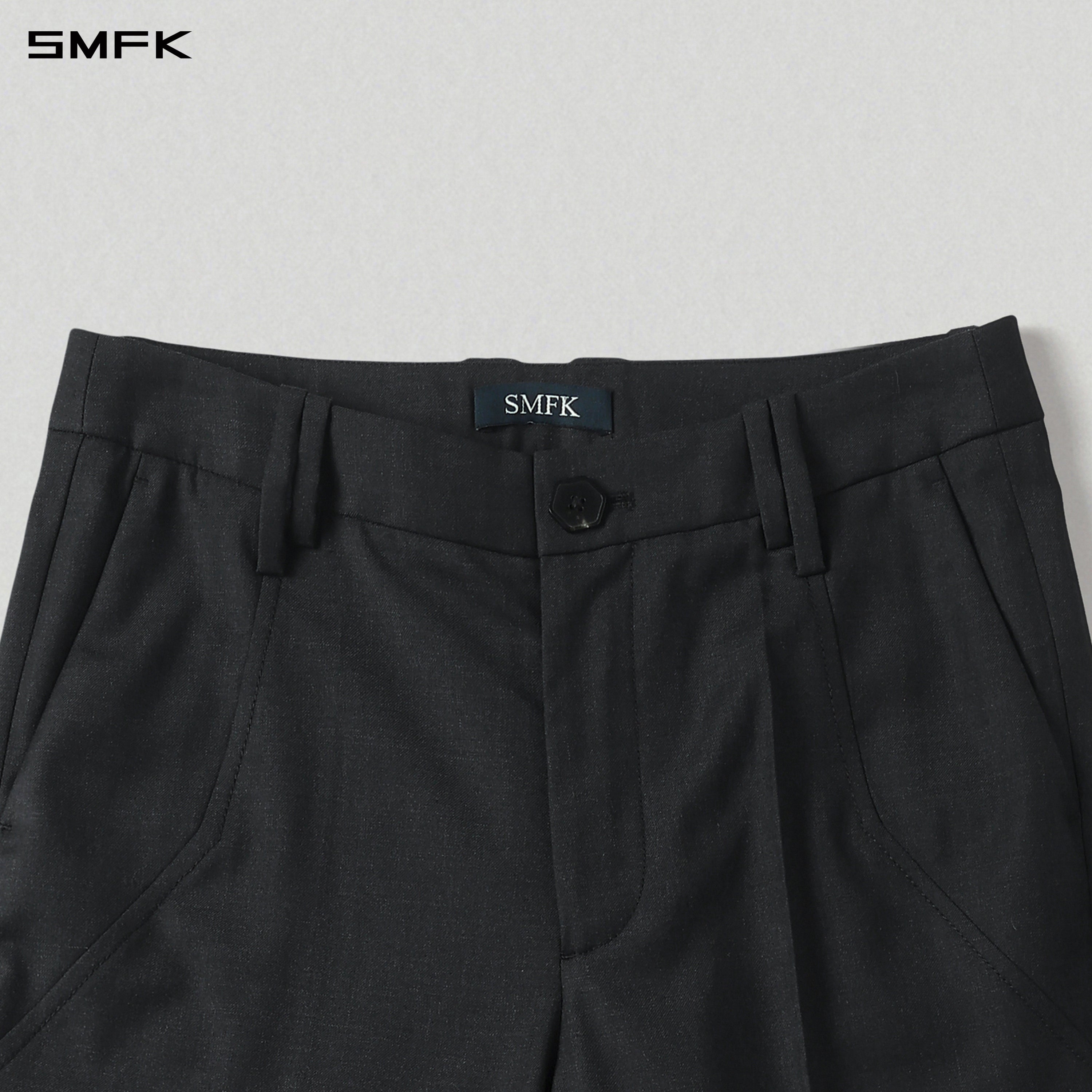 PERMANENT STRT DANCE PANTS/WOOL+POLYESTER/W MIDNIGHT BLACK