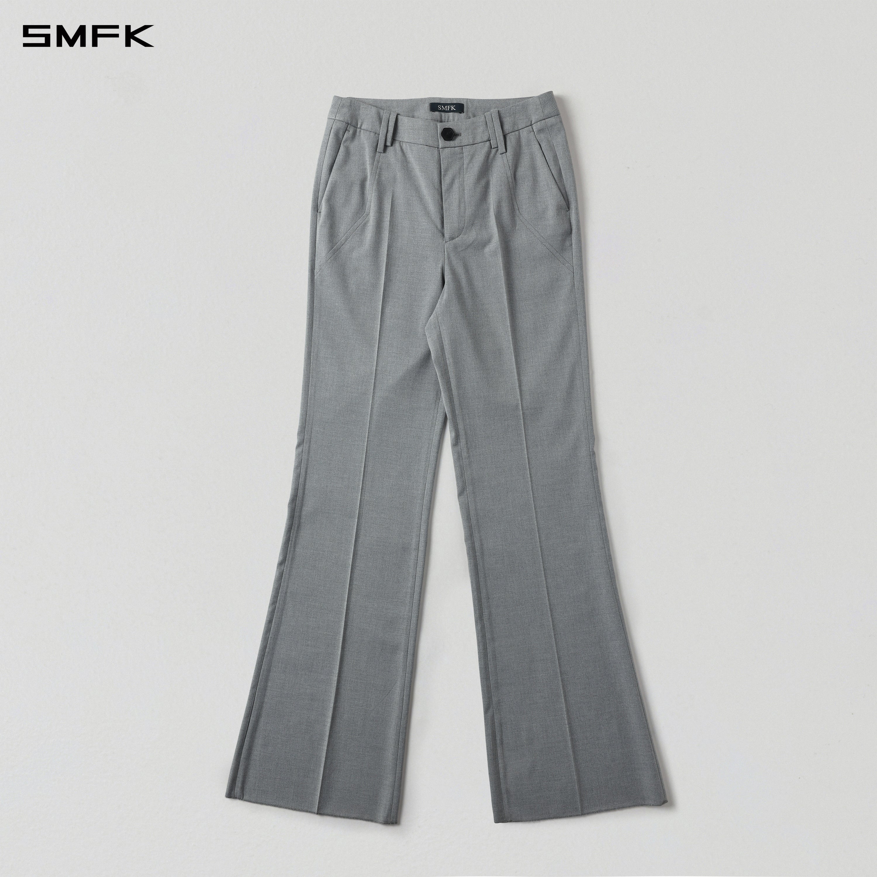 PERMANENT STRT DANCE PANTS/POL YESTER+RAYON+LYOCELL/W SILVER GREY