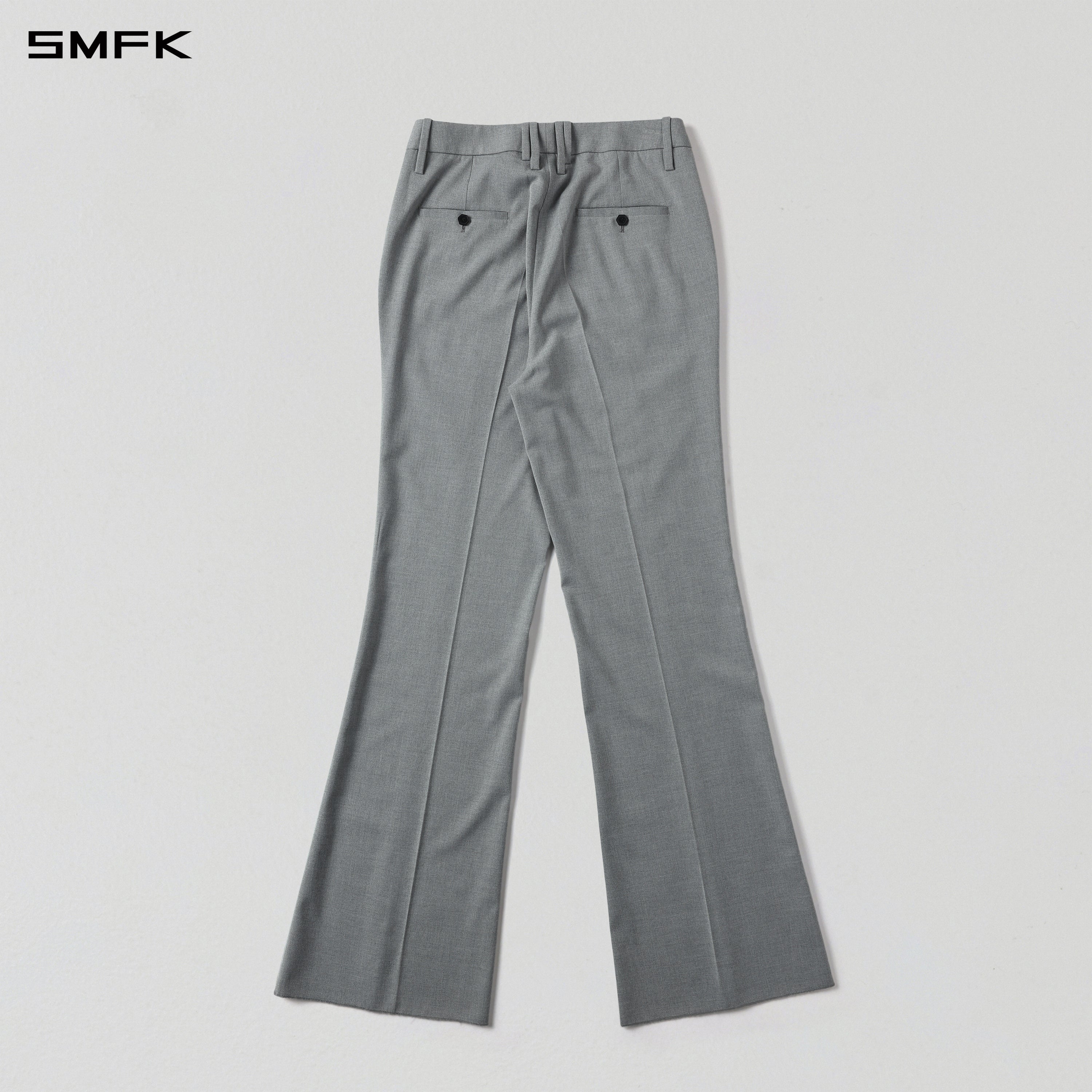 PERMANENT STRT DANCE PANTS/POL YESTER+RAYON+LYOCELL/W SILVER GREY