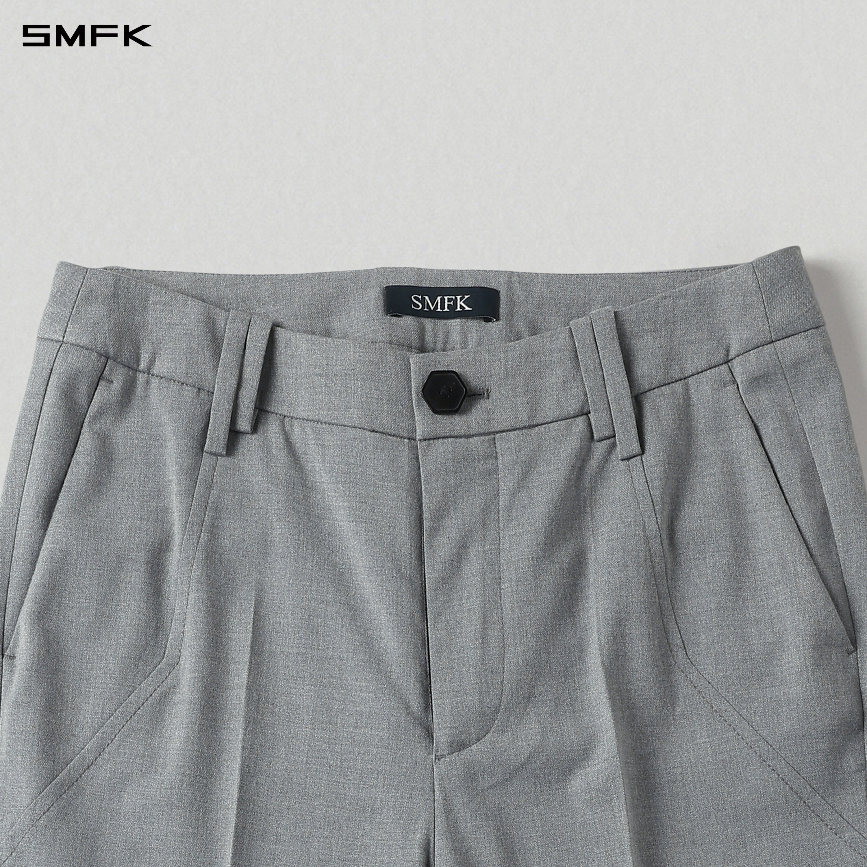 PERMANENT STRT DANCE PANTS/POL YESTER+RAYON+LYOCELL/W SILVER GREY