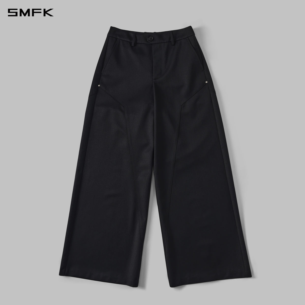 MYTH AEOLUS SYMMETRY TOWER FORMAL PANTS/WOOL/W WILD BLACK