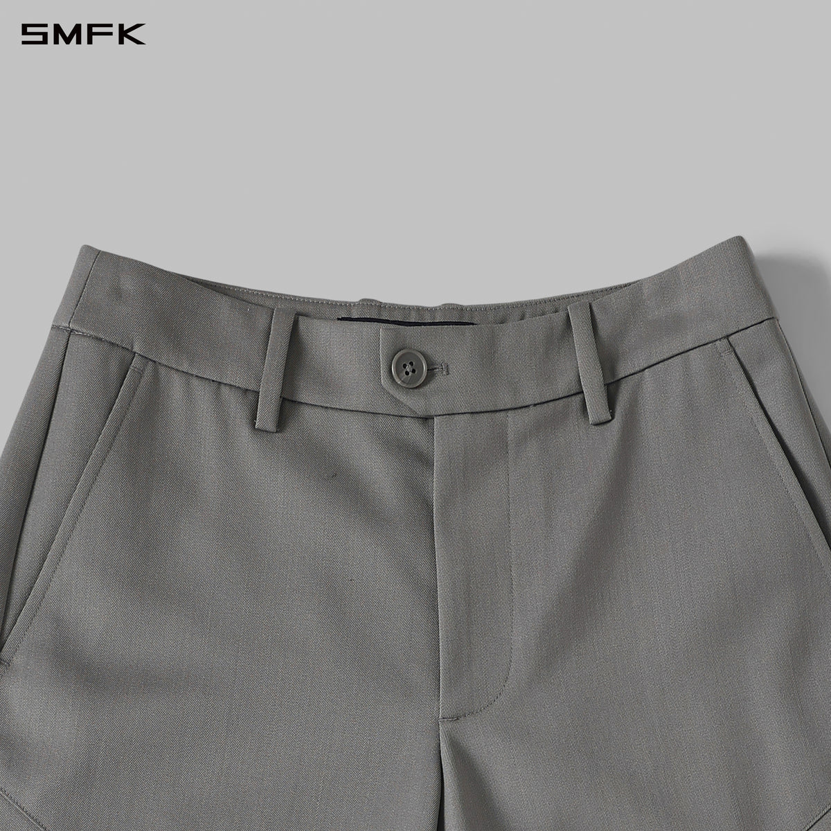 MYTH AEOLUS SYMMETRY TOWER FORMAL PANTS/WOOL/W MIST GREY