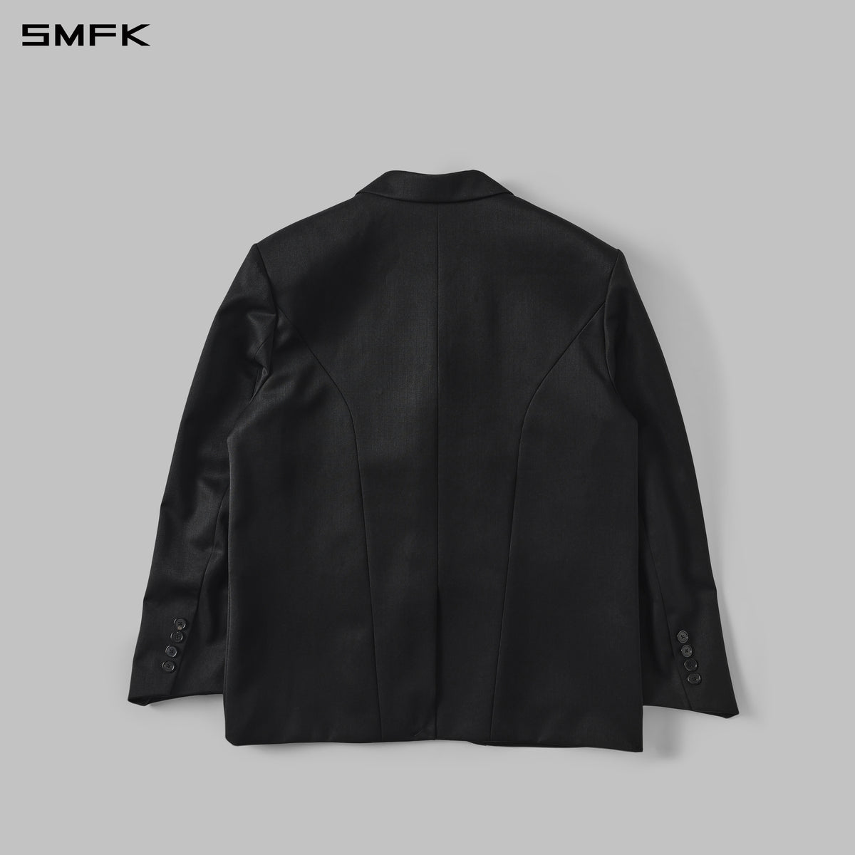 MYTH AEOLUS SYMMETRY LOOSE FORMAL SUIT/WOOL/U WILD BLACK