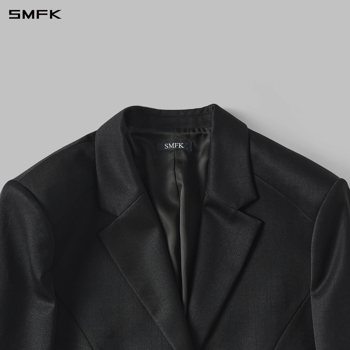 MYTH AEOLUS SYMMETRY LOOSE FORMAL SUIT/WOOL/U WILD BLACK