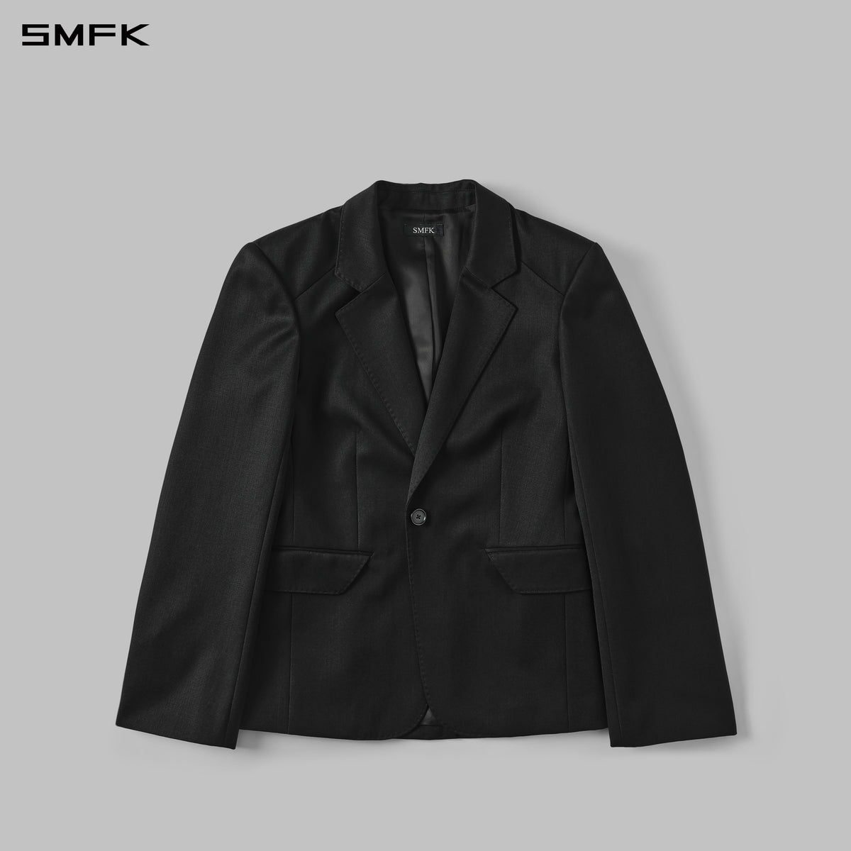 MYTH AEOLUS SYMMETRY SLIM FORMAL SUIT/WOOL WILD BLACK