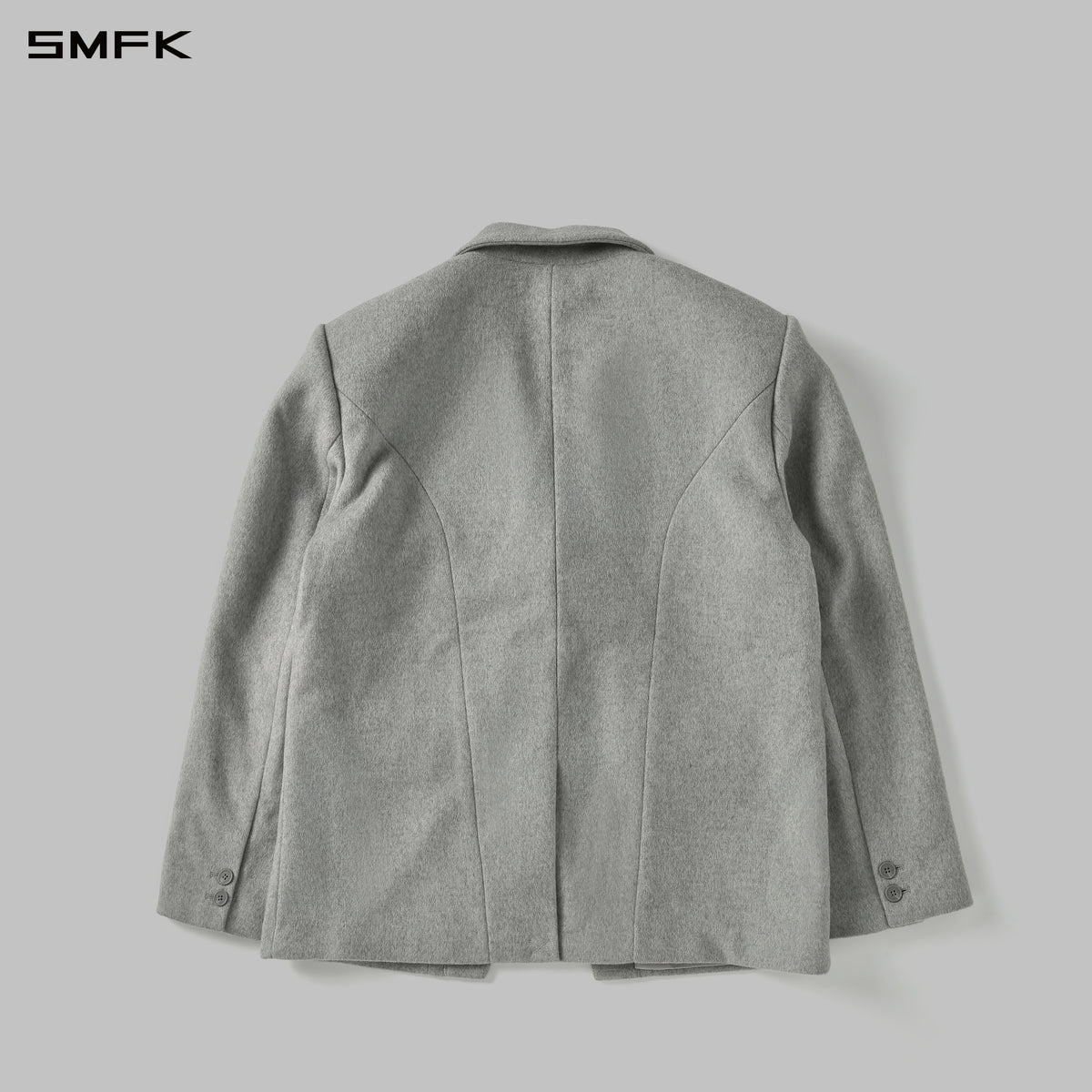 MYTH AEOLUS SYMMETRY LOOSE SUIT/WOOLEN/U MIST GREY