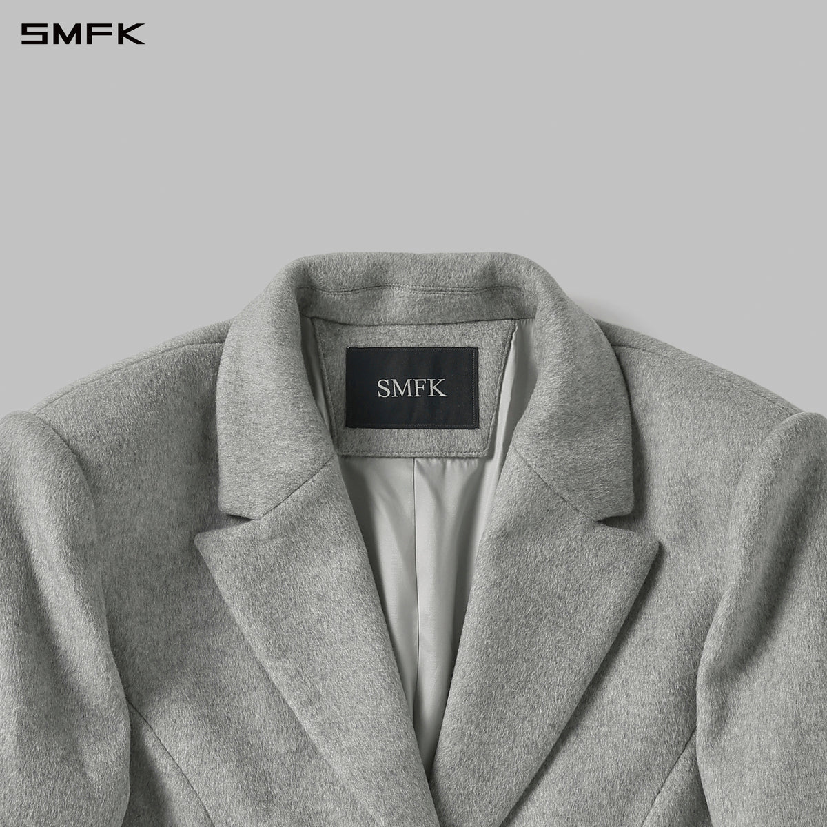 MYTH AEOLUS SYMMETRY LOOSE SUIT/WOOLEN/U MIST GREY
