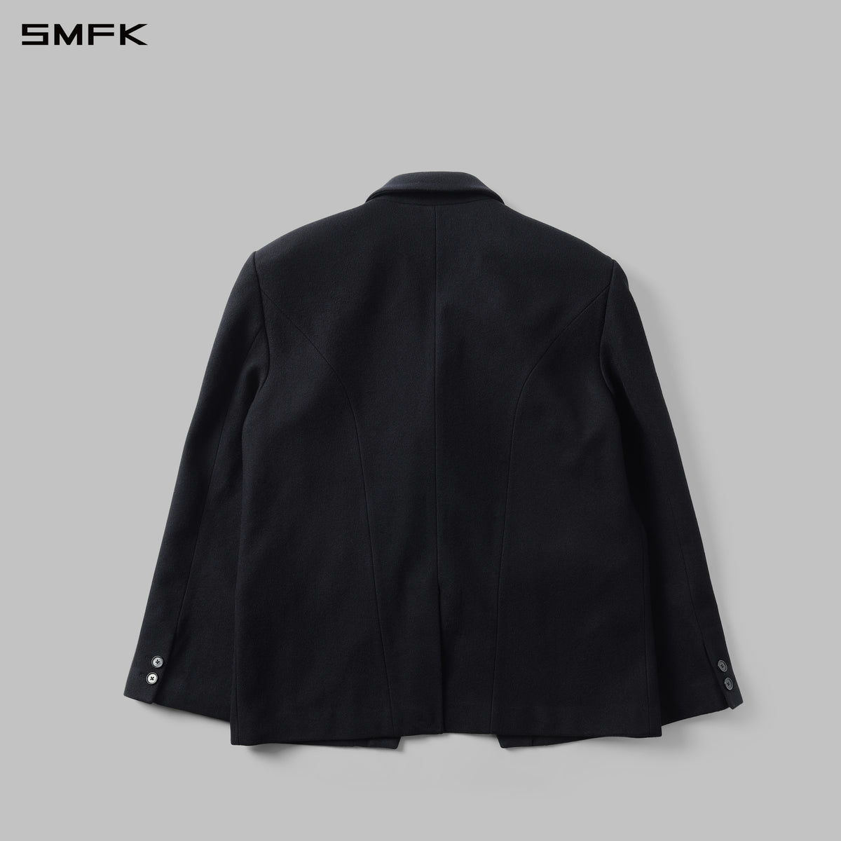 MYTH AEOLUS SYMMETRY LOOSE SUIT/WOOLEN/U WILD BLACK