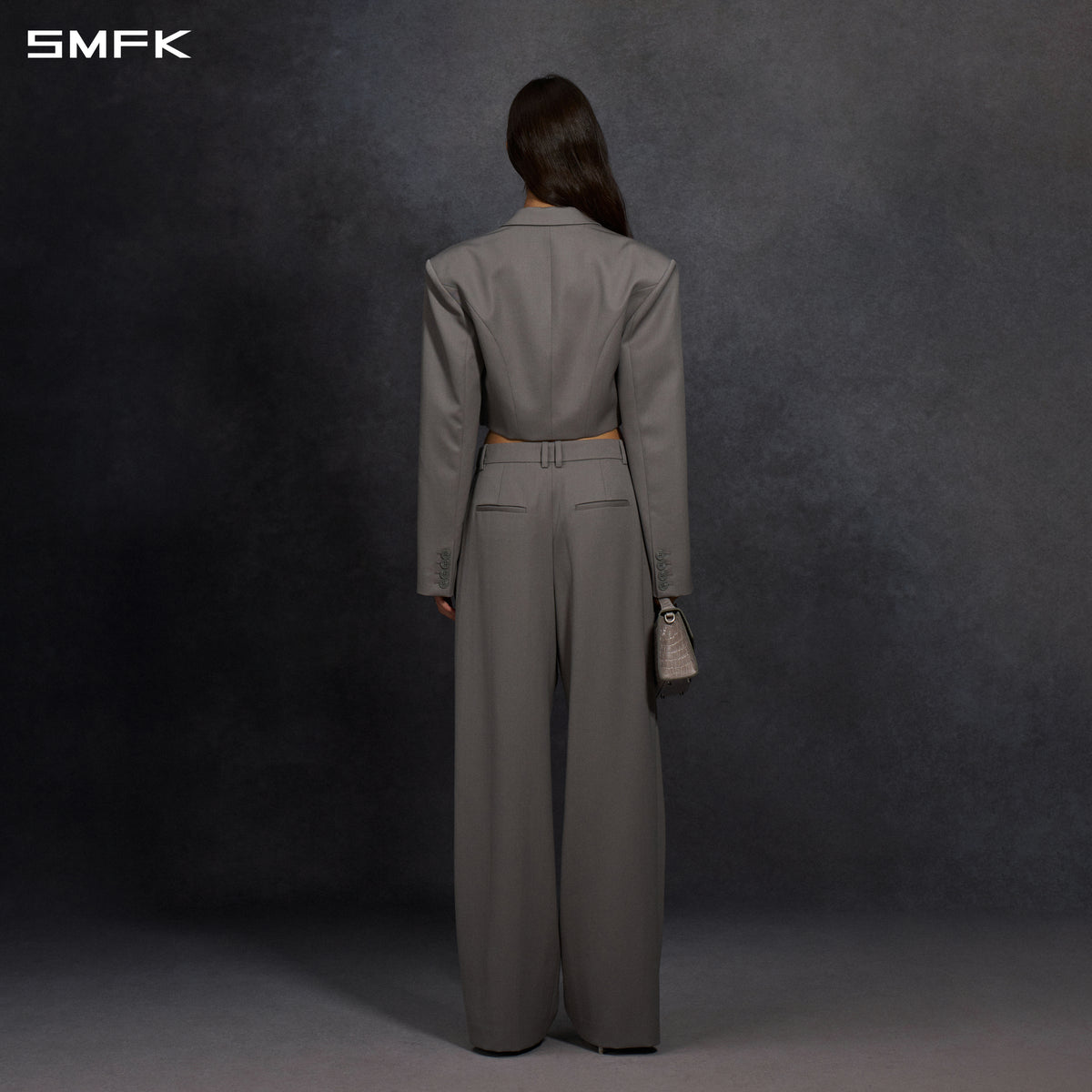 MYTH AEOLUS SYMMETRY SHORT SUIT/WOOL MIST GREY