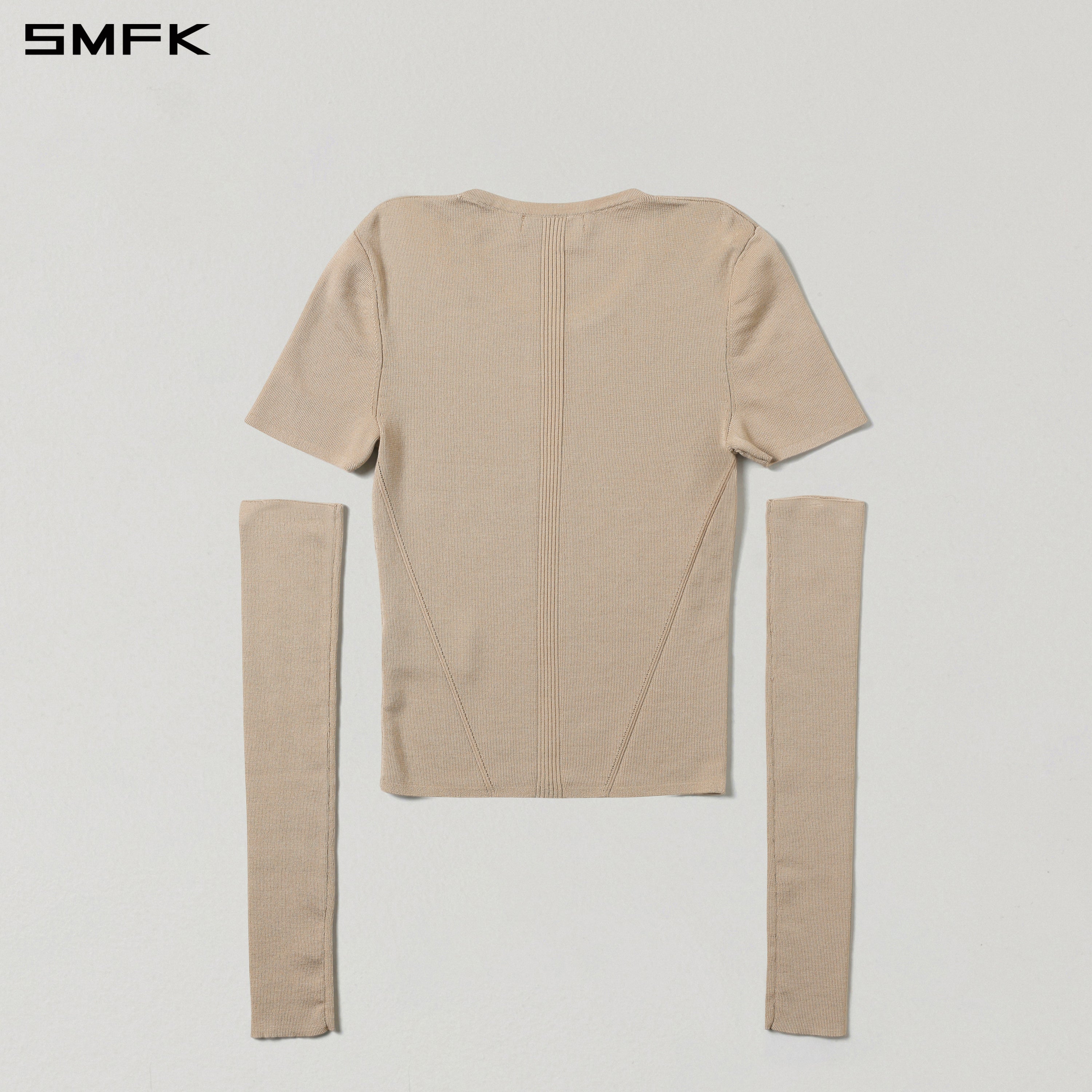 MYTH SIREN EVENING SLIM KNIT TEE/TENCEL+SILK FRESH SKIN