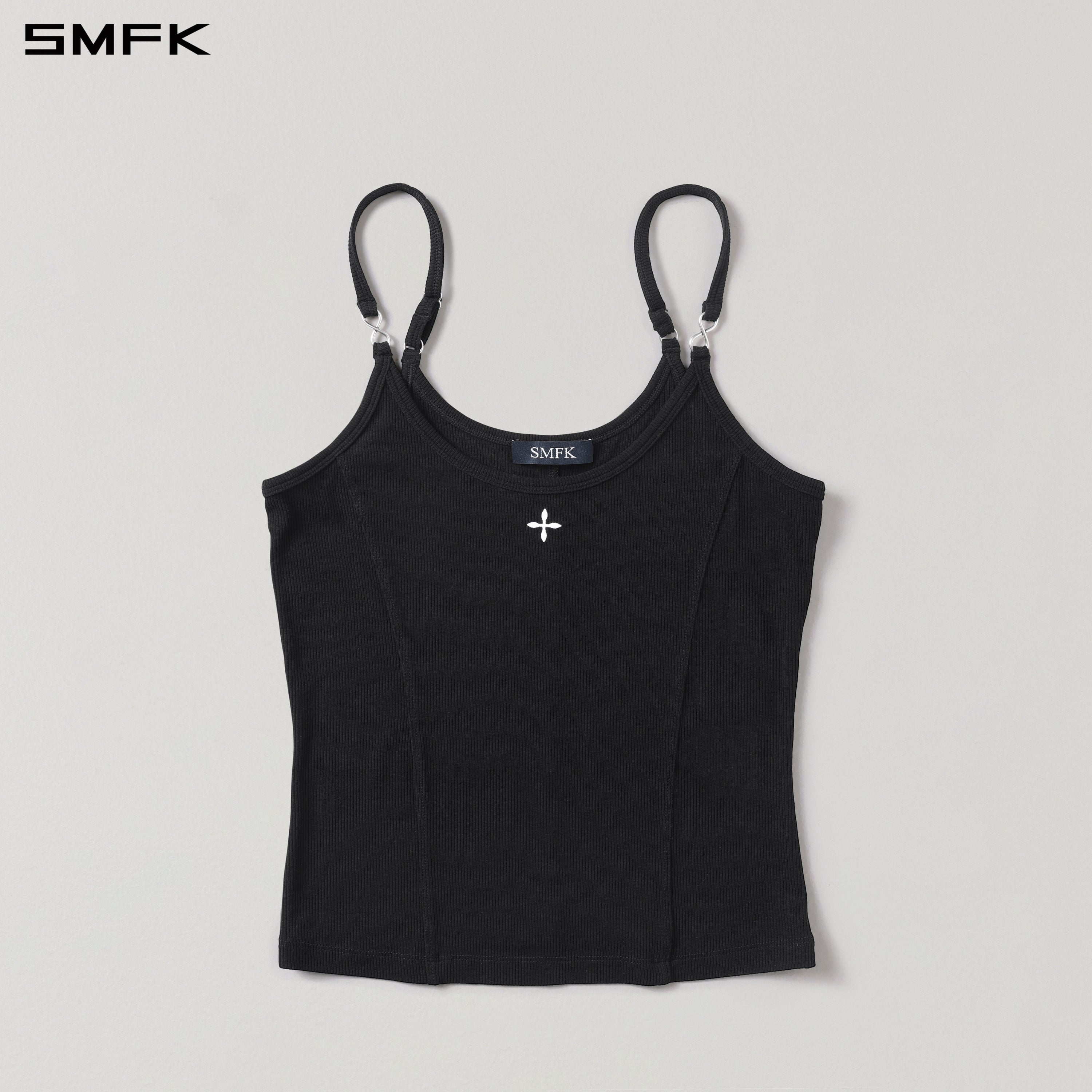 PERMANENT INFINITY SPORTS CAMISOLE/ACETATE+VISCOSE+ACRYLIC+SPANDEX+WOOL WILD BLACK