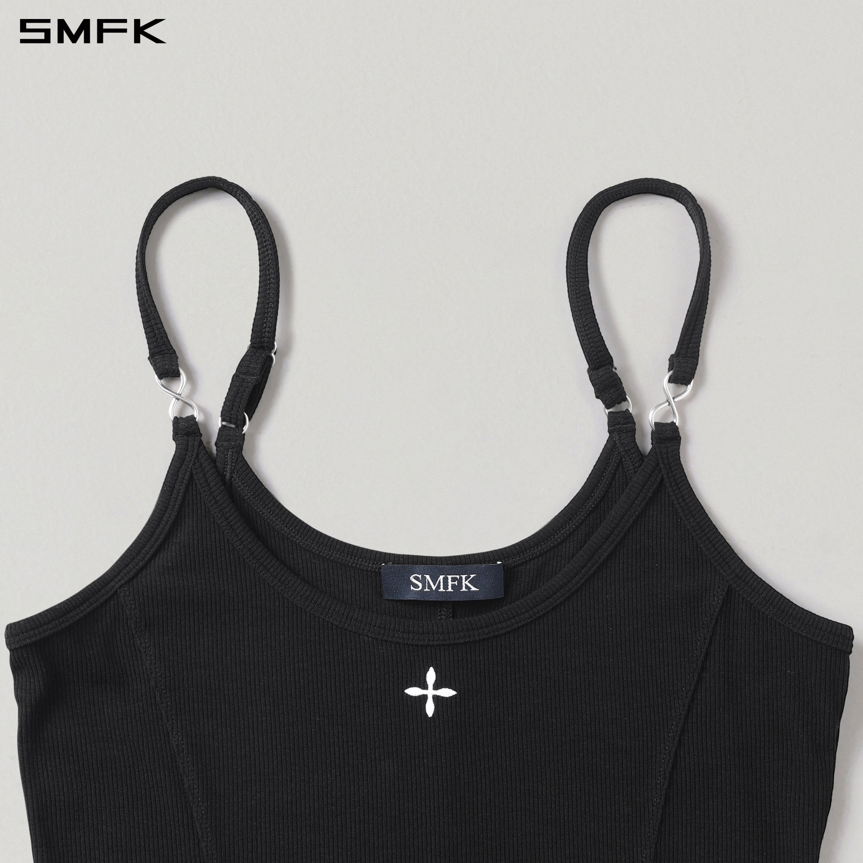 PERMANENT INFINITY SPORTS CAMISOLE/ACETATE+VISCOSE+ACRYLIC+SPANDEX+WOOL WILD BLACK