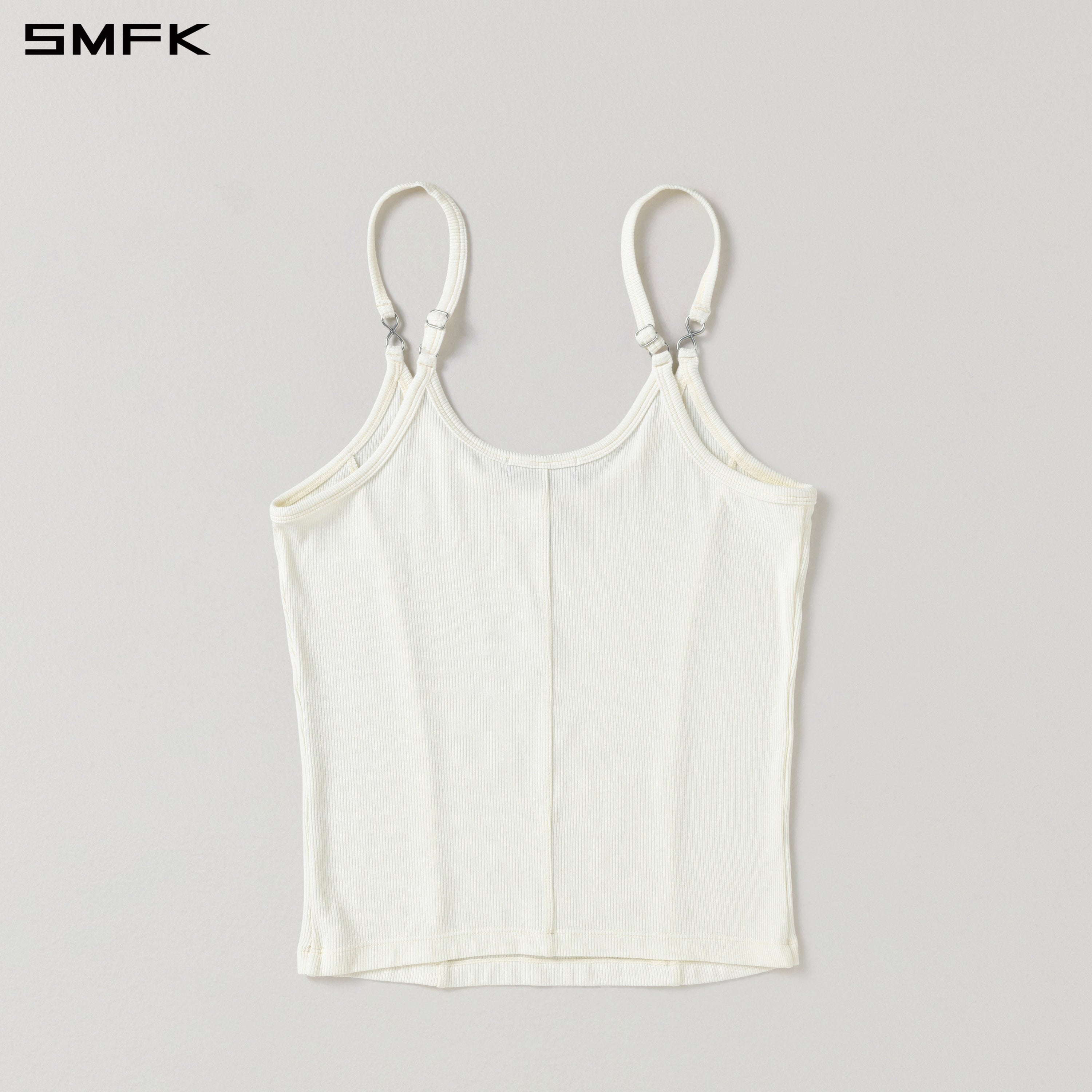 PERMANENT INFINITY SPORTS CAMISOLE/ACETATE+VISCOSE+ACRYLIC+SPANDEX+WOOL CLOUD WHITE