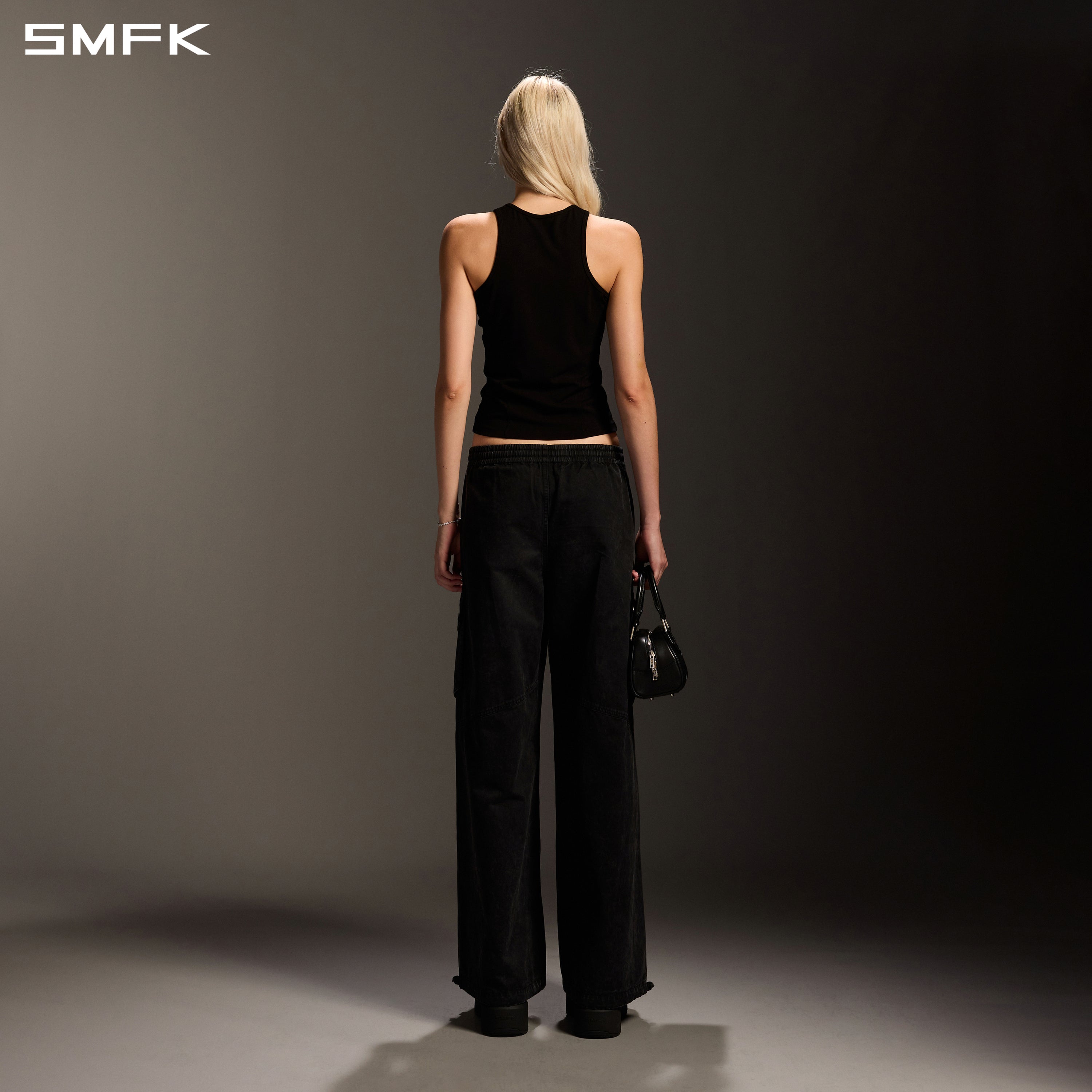 PERMANENT DNA SPORTS TANK/ACETATE+LENZING MODAL WILD BLACK