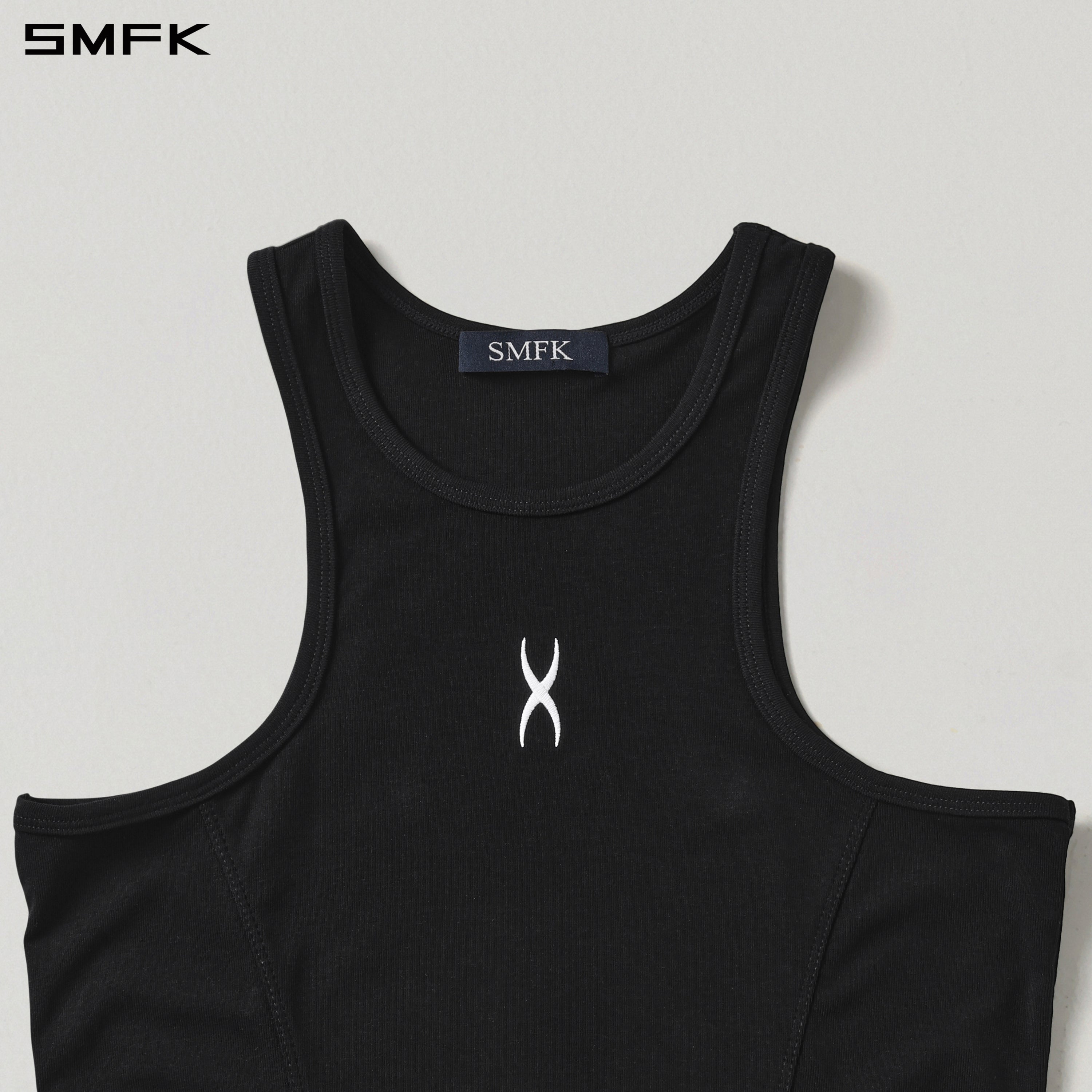 PERMANENT DNA SPORTS TANK/ACETATE+LENZING MODAL WILD BLACK