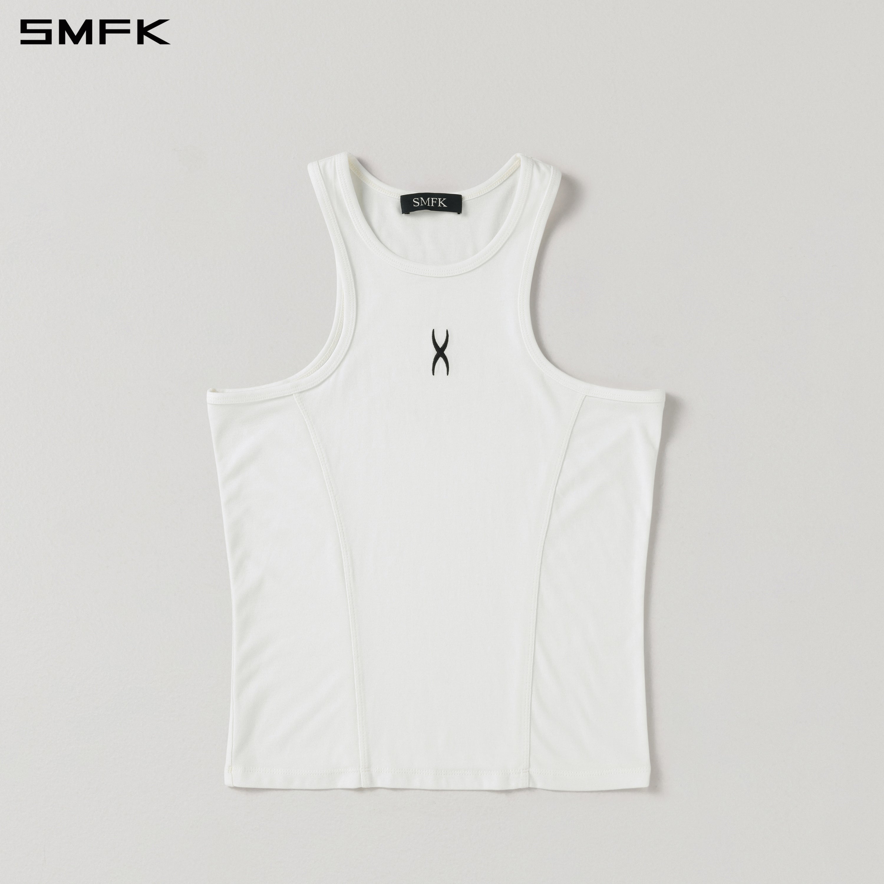 PERMANENT DNA SPORTS TANK/ACETATE+LENZING MODAL CLOUD WHITE