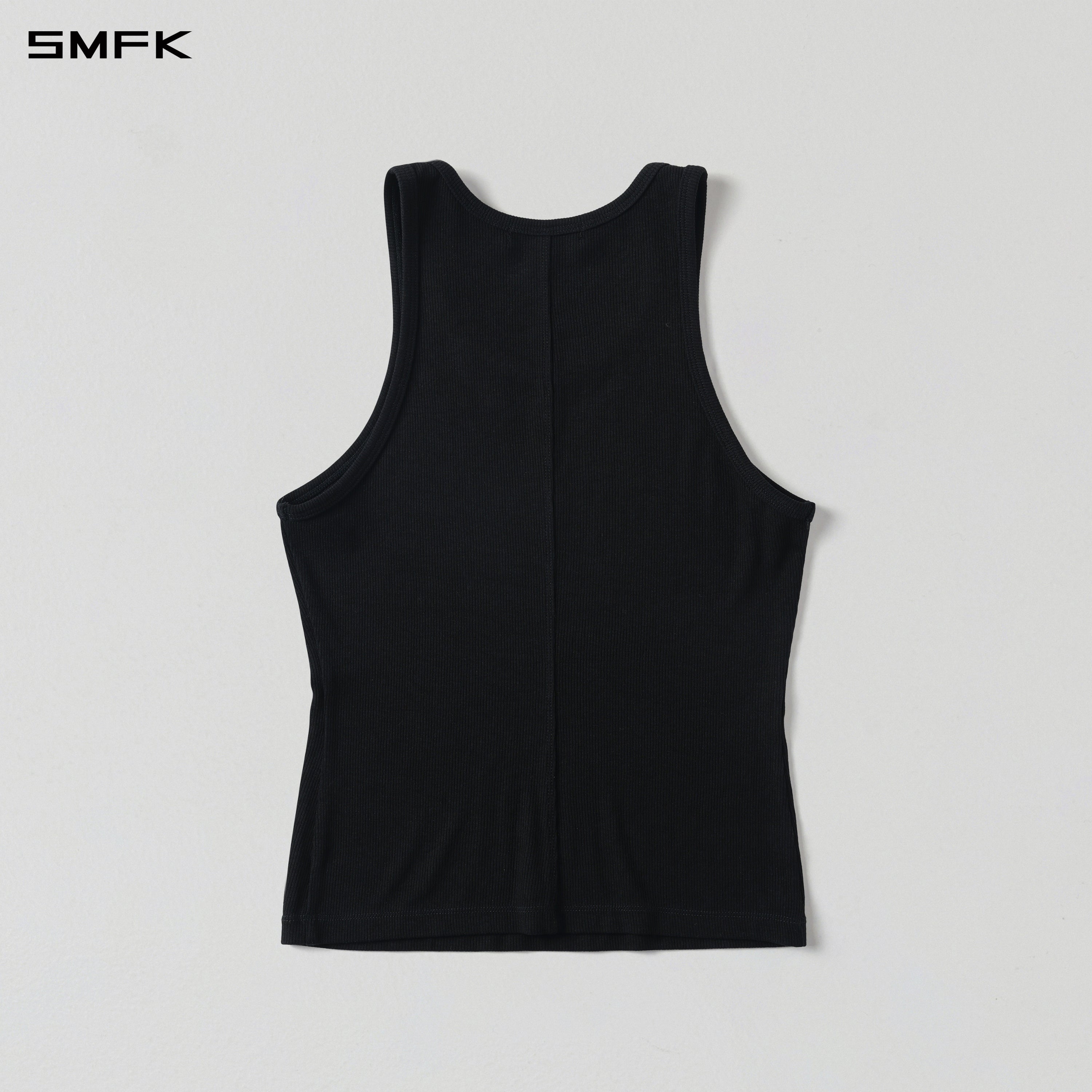 MYTH AEOLUS SLIM SPORTS VEST/ACETATE+VISCOSE+ACRYLIC+SPANDEX+WOOL/W MIDNIGHT BLACK
