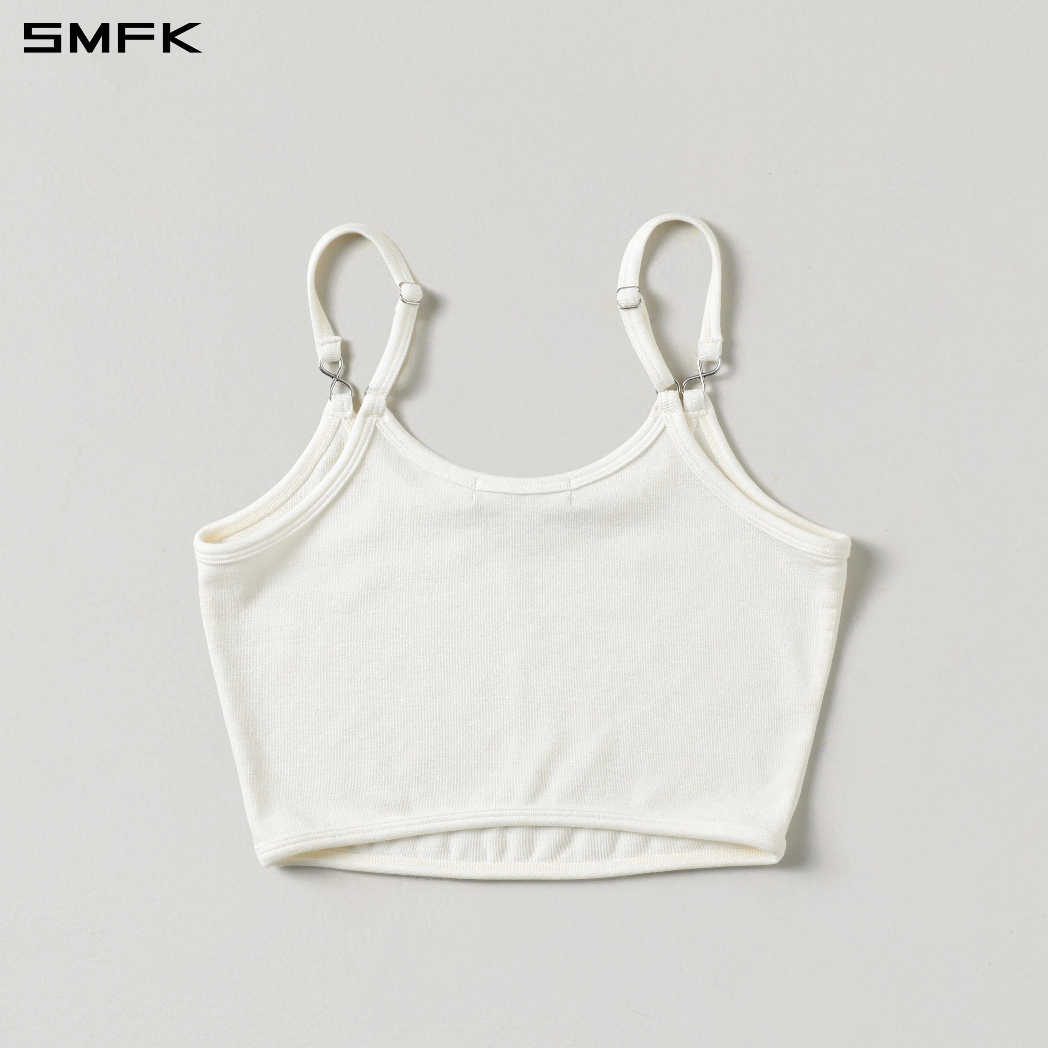 MYTH INFINITY SHORT TRAPE CAMISOLE/LENZING TENCEL+WOOL CLOUD WHITE