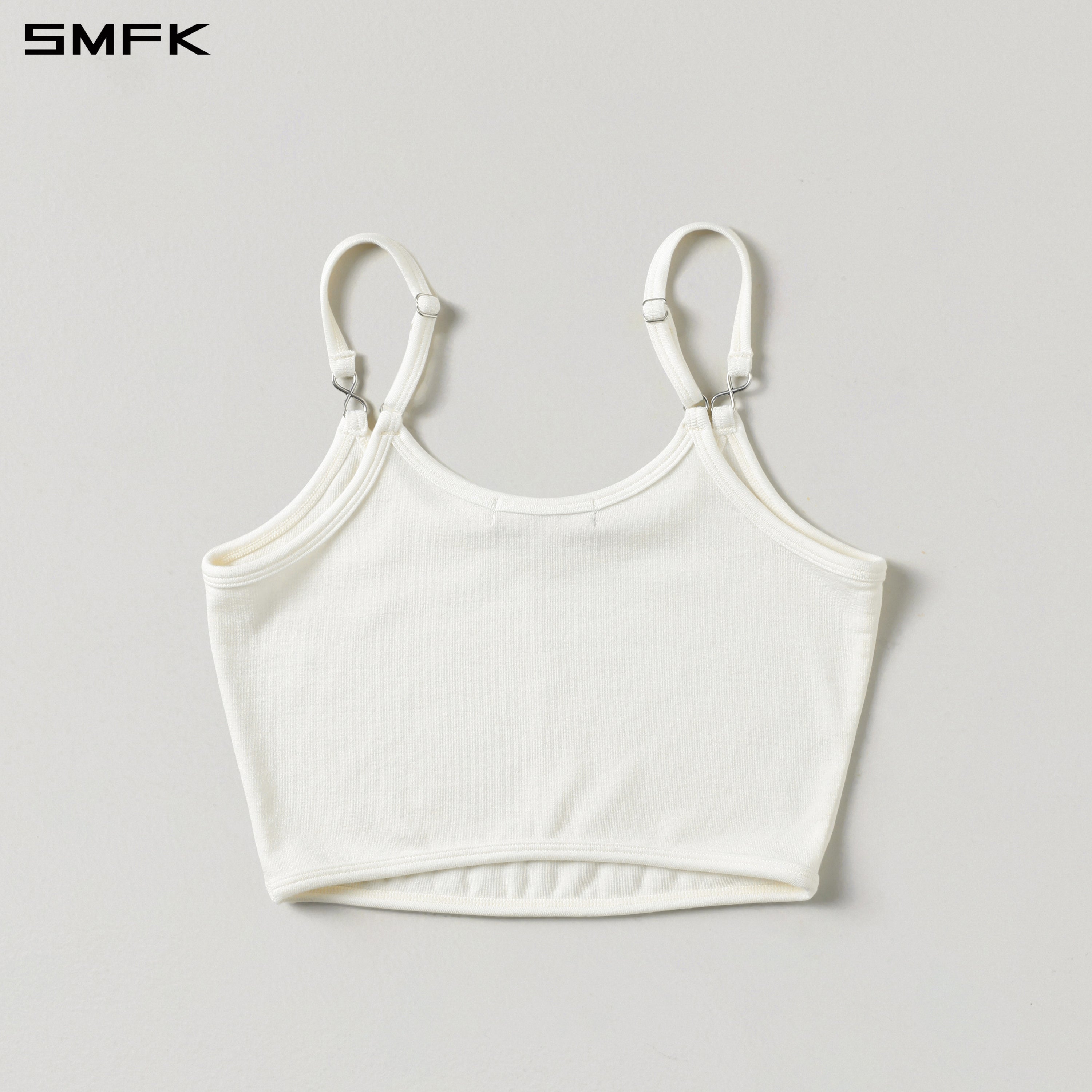 MYTH INFINITY SHORT TRAPE CAMISOLE/LENZING TENCEL+WOOL CLOUD WHITE