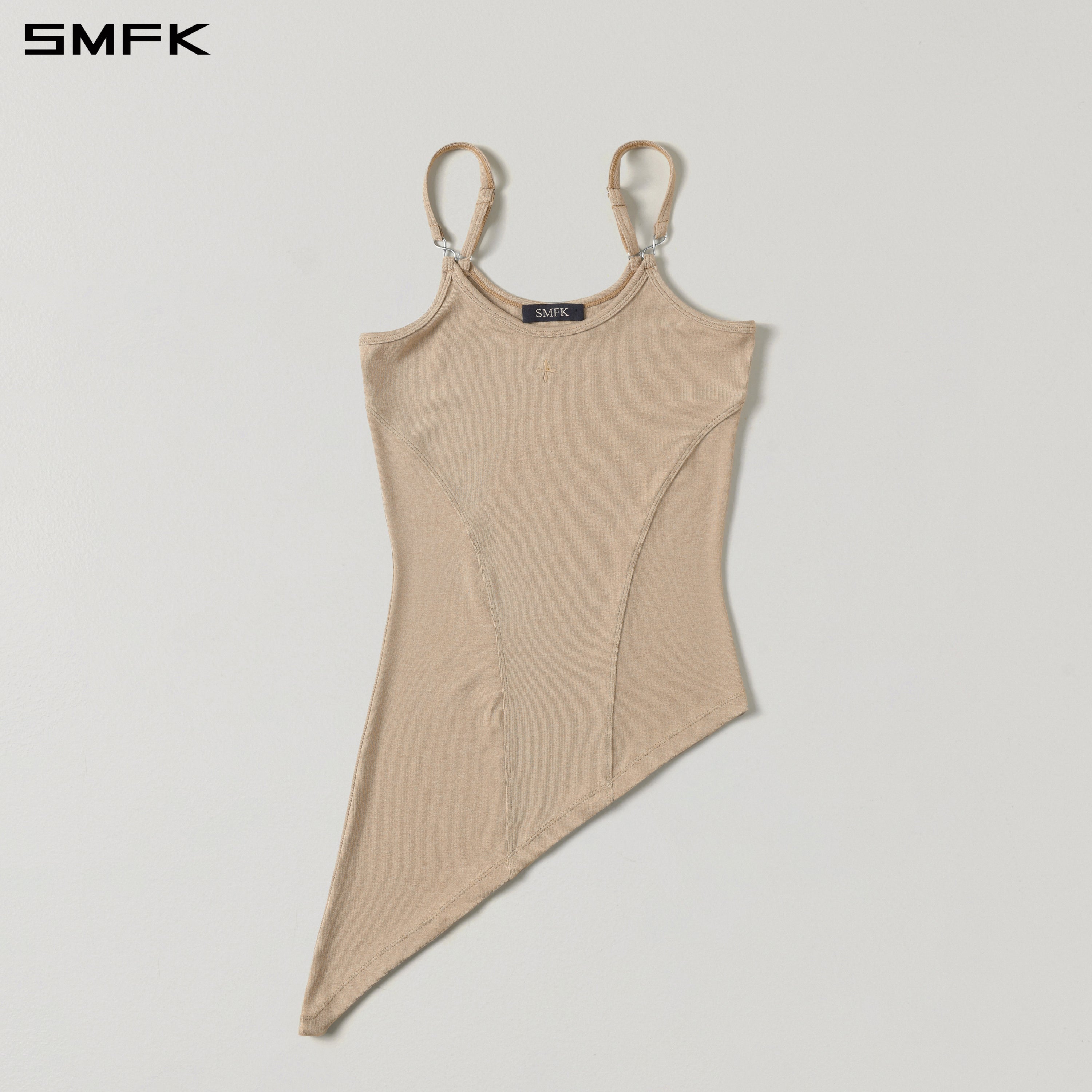 비대칭 캐미솔/린젠 텐셀 + 양모 스킨톤