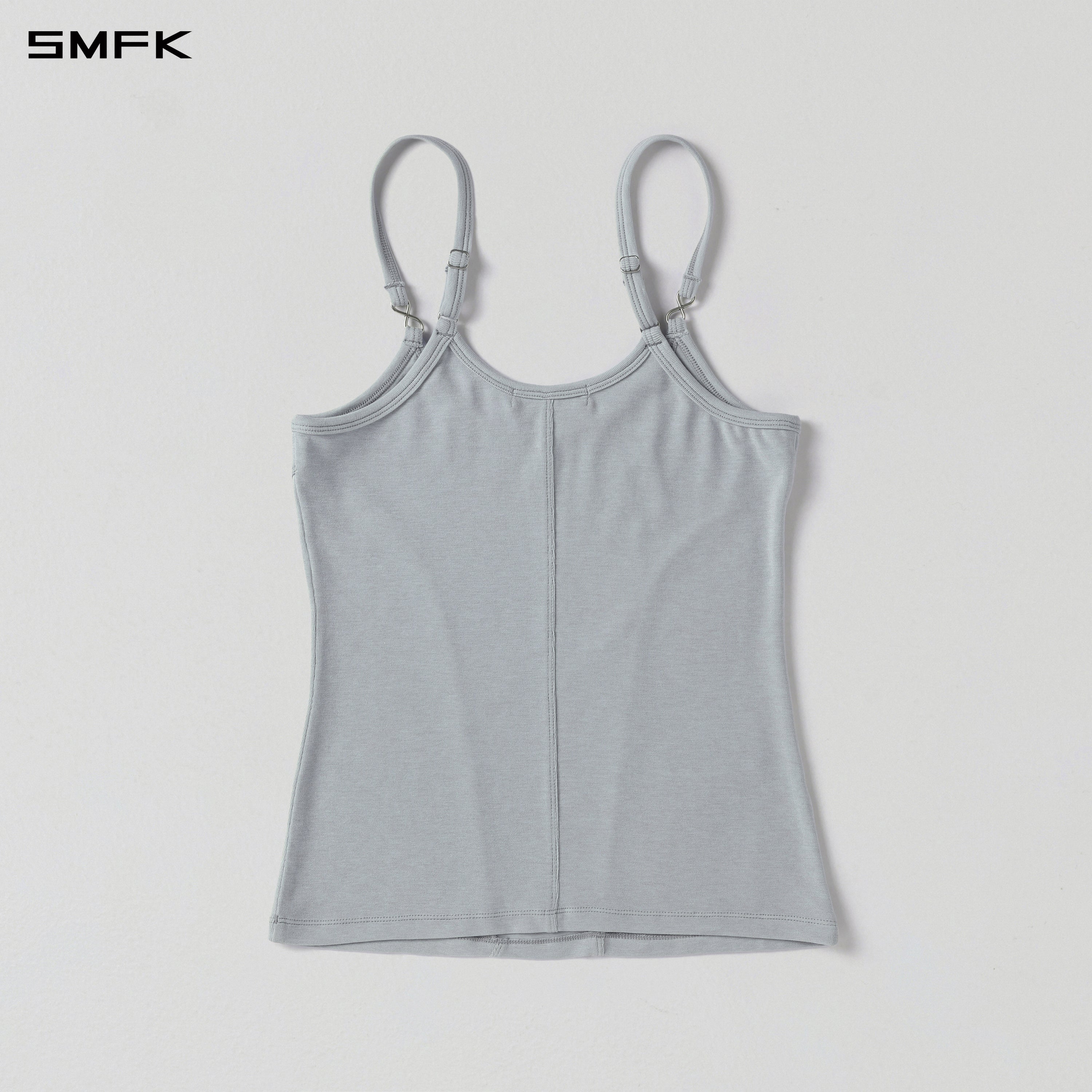MYTH AEOLUS LONG CAMISOLE/LENZING TENCEL +WOOL GLACIER GREY