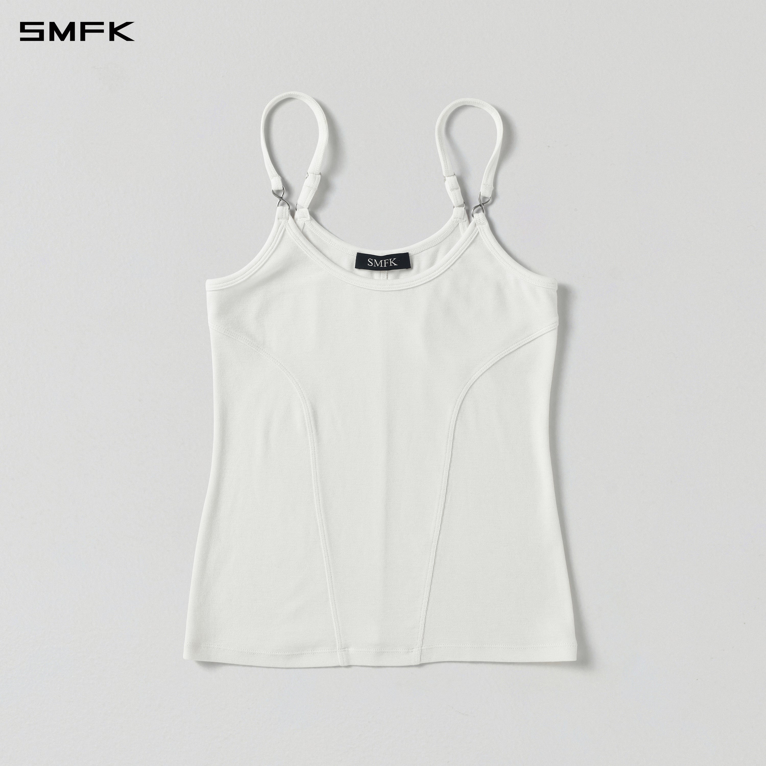 MYTH AEOLUS LONG CAMISOLE/LENZING TENCEL +WOOL CLOUD WHITE