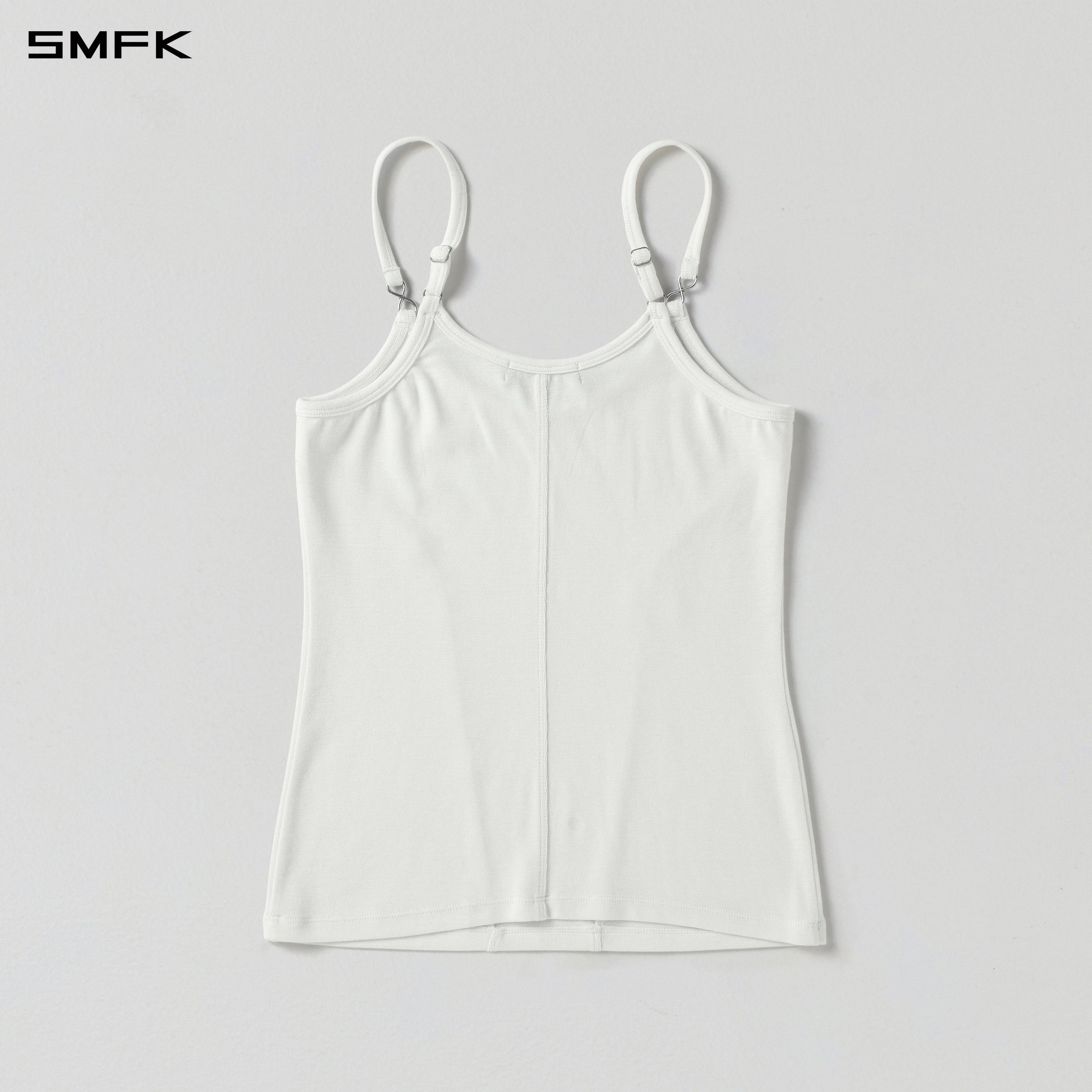 MYTH AEOLUS LONG CAMISOLE/LENZING TENCEL +WOOL CLOUD WHITE