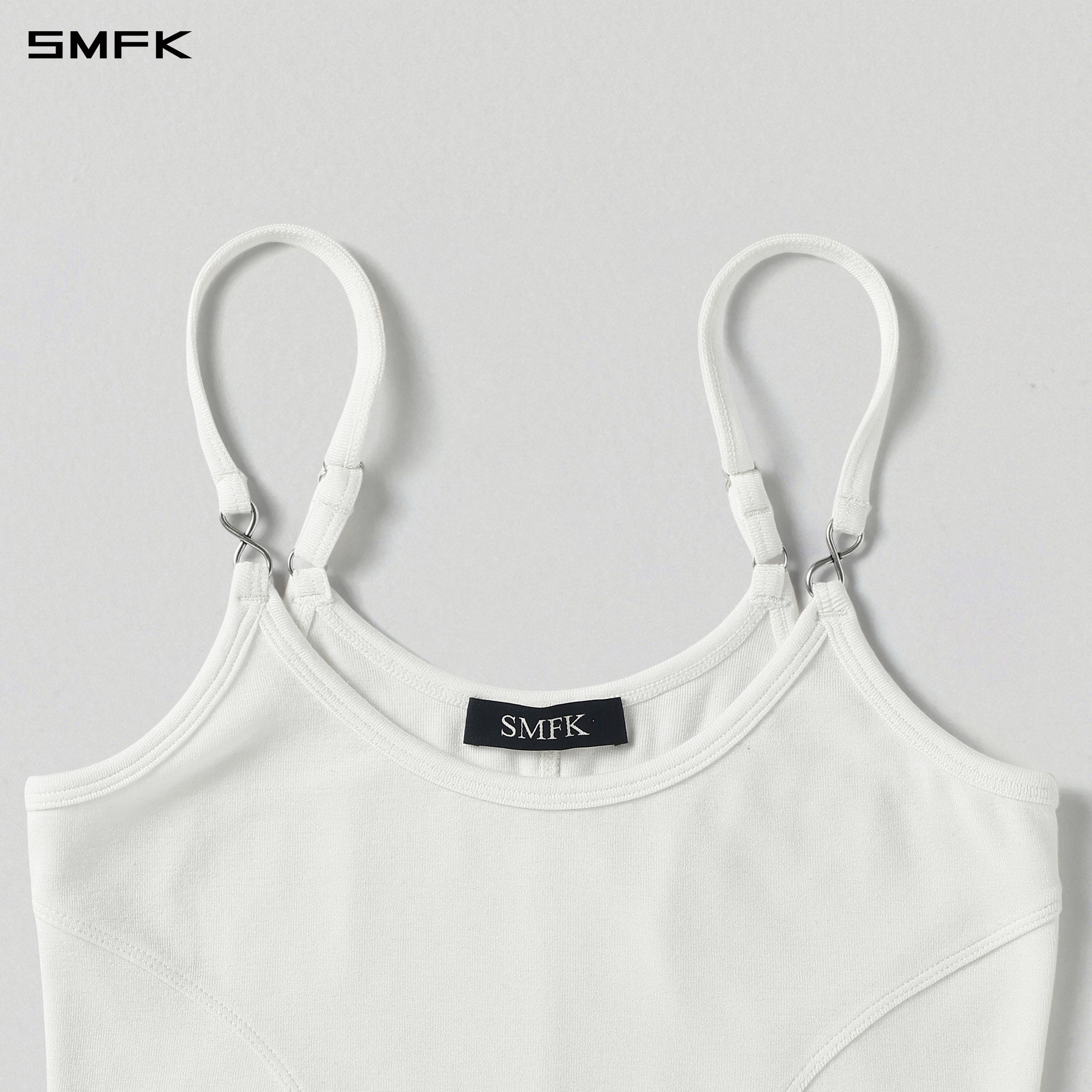 MYTH AEOLUS LONG CAMISOLE/LENZING TENCEL +WOOL CLOUD WHITE