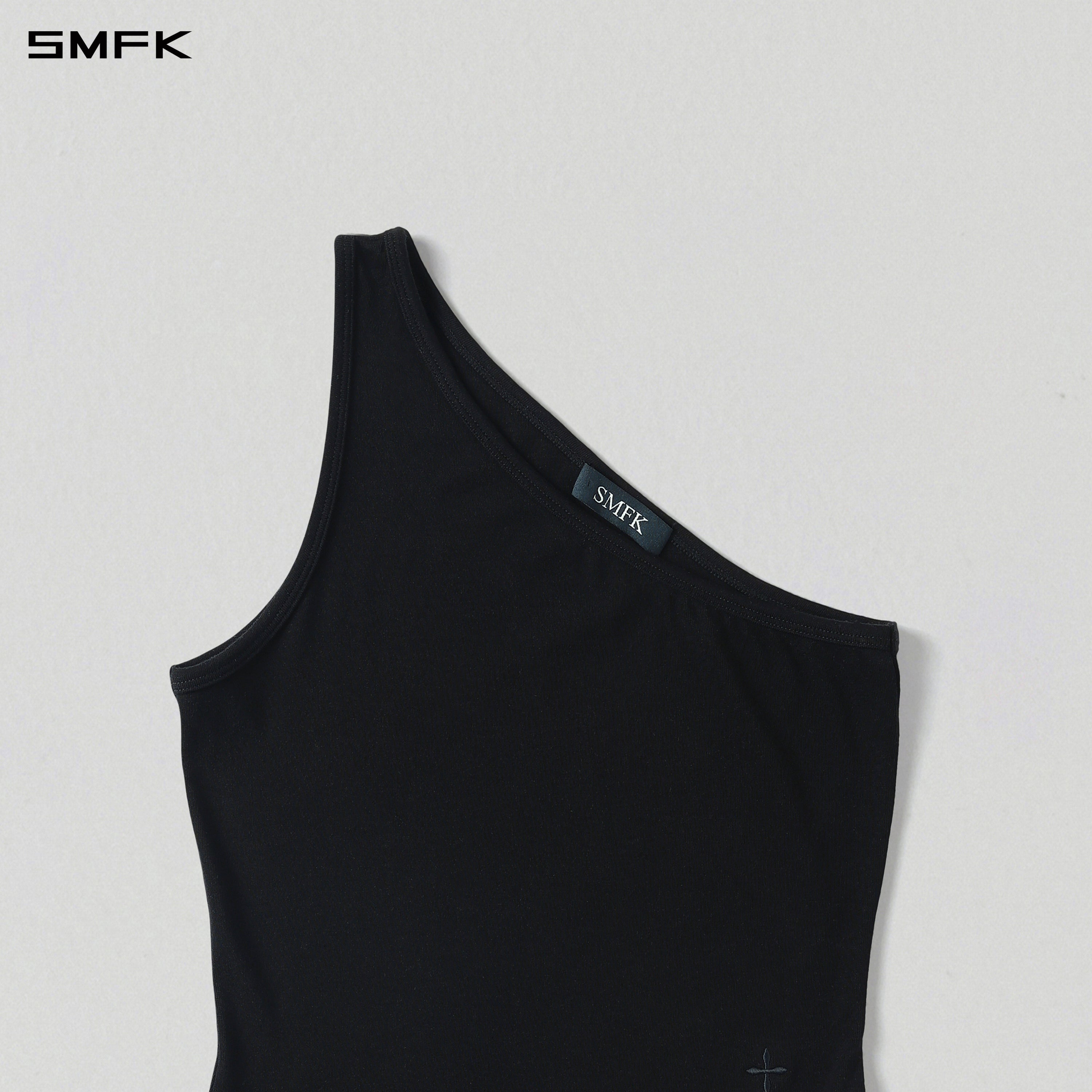 MYTH AEOLUS RIGHT SIDE TANK/TENCEL+WOOL MIDNIGHT BLACK
