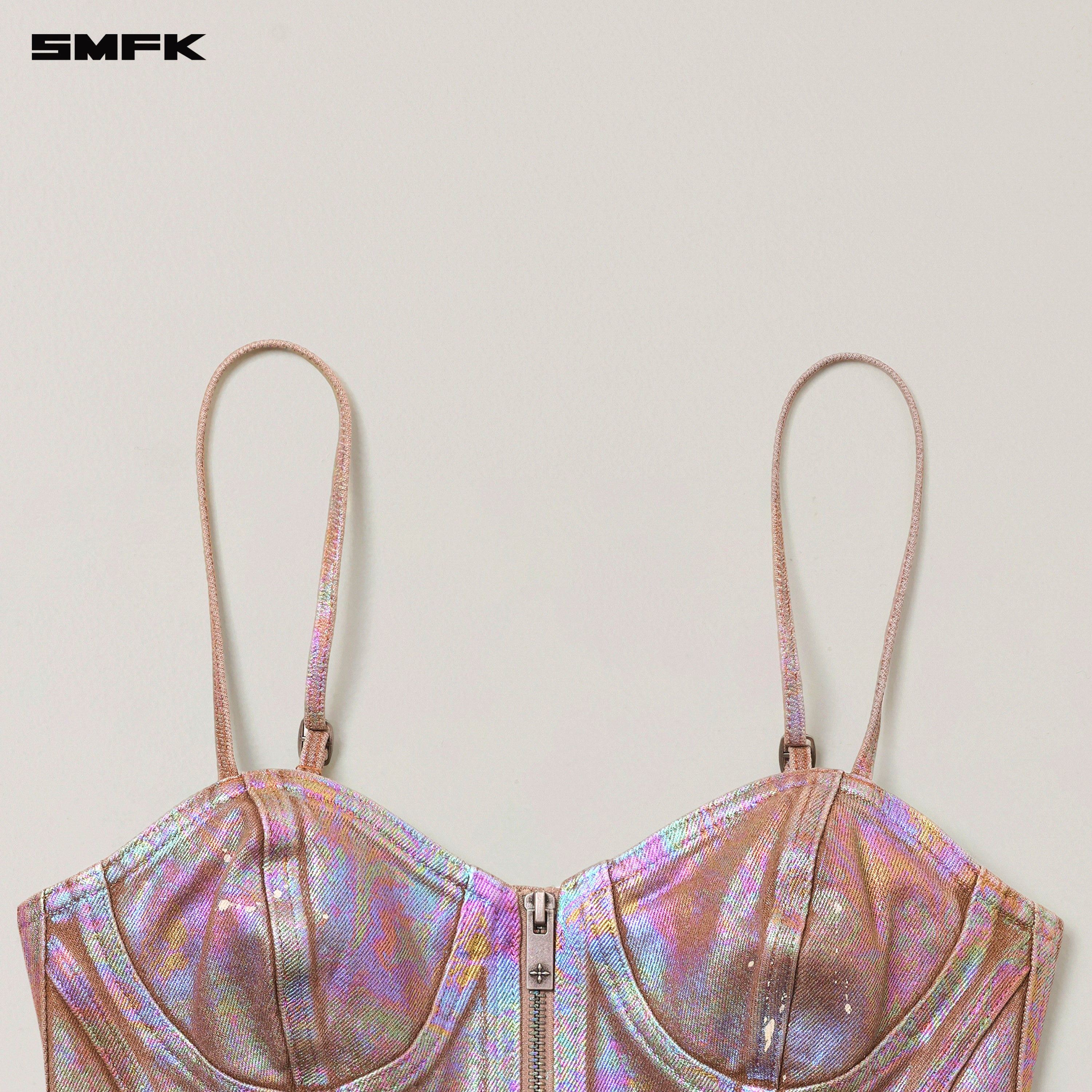 RAGE WILD ORIGIN FANTASY HANDCRAFT DENIM BRA TANK FANTASY LAND