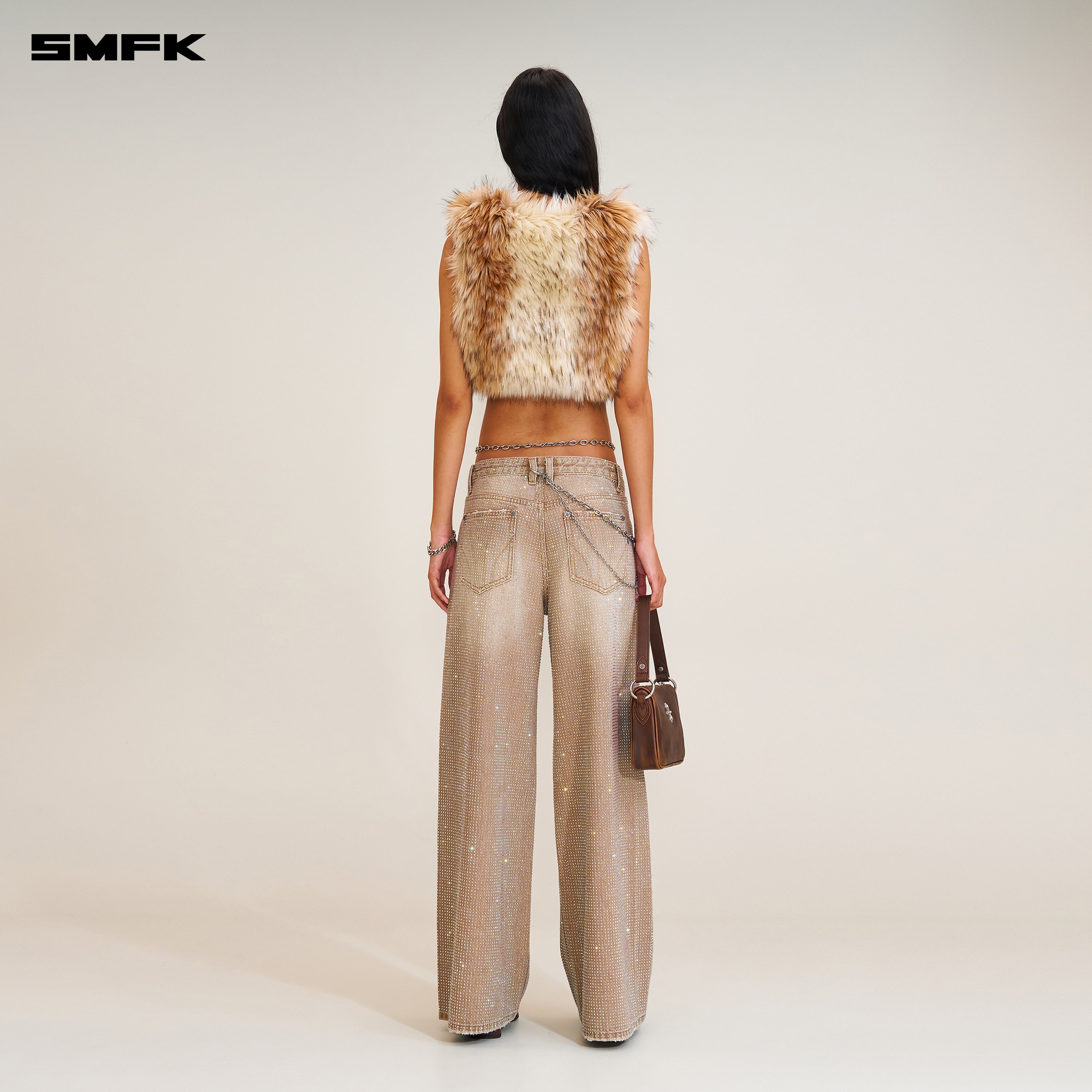 COMPASS GRASSLAND WOOLLY SHORT TANK ARCTIC WOLF WHITE