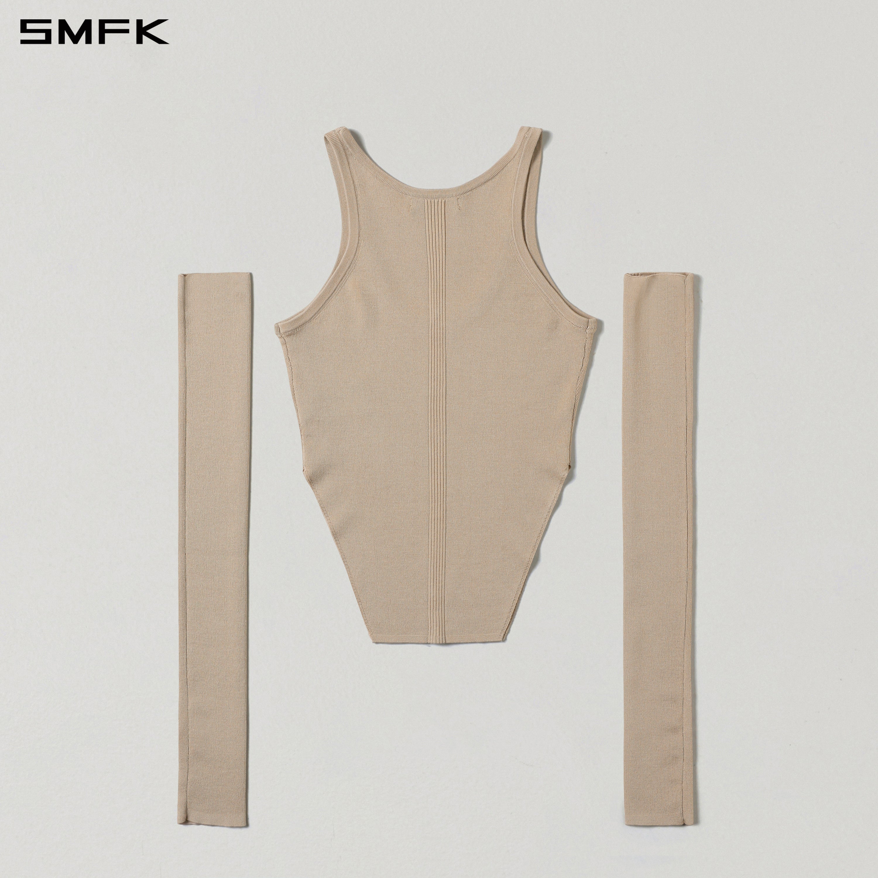 MYTH SIREN SLIM KNIT VEST/TENCEL+SILK FRESH SKIN
