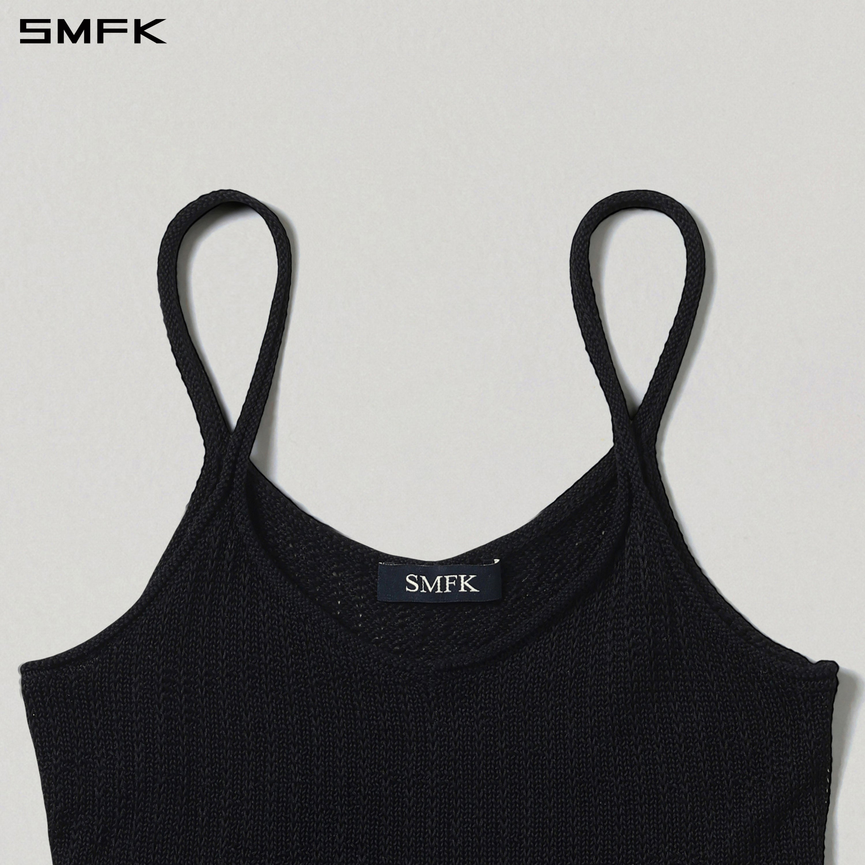 MYTH SIREN CRUISE KNIT CAMISOLE SUIT/TENCEL+SILK WILD BLACK