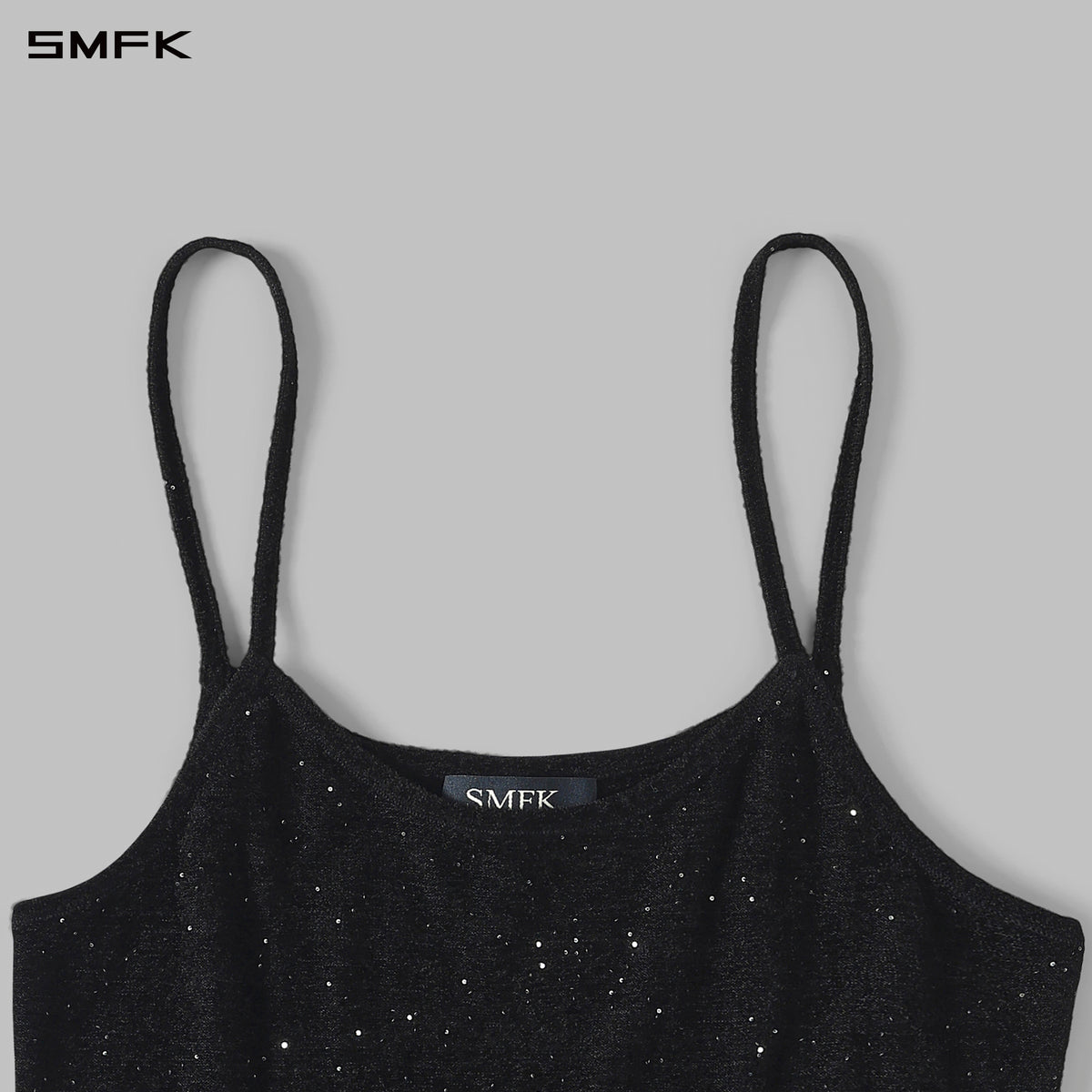 MYTH SIREN CRUISE KNIT CAMISOLE SUIT/STARRY VELVET GALAXY BLACK