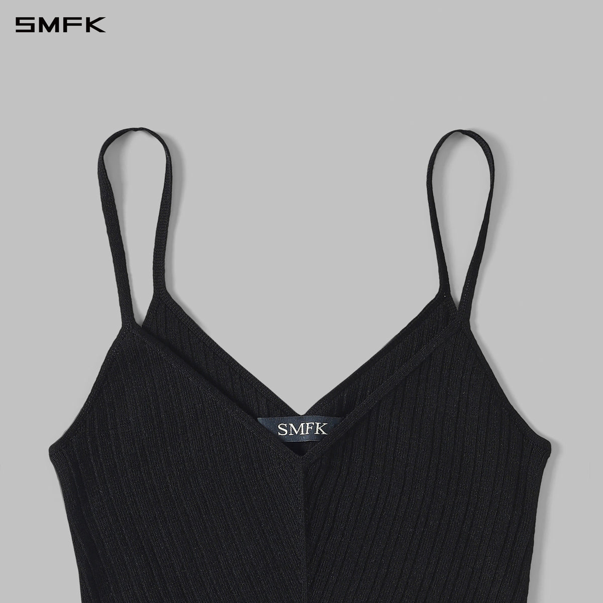 MYTH AEOLUS EVENING KNIT LONG CAMISOLE SUIT/LENZING TENCEL+SILK+COTTON WILD BLACK