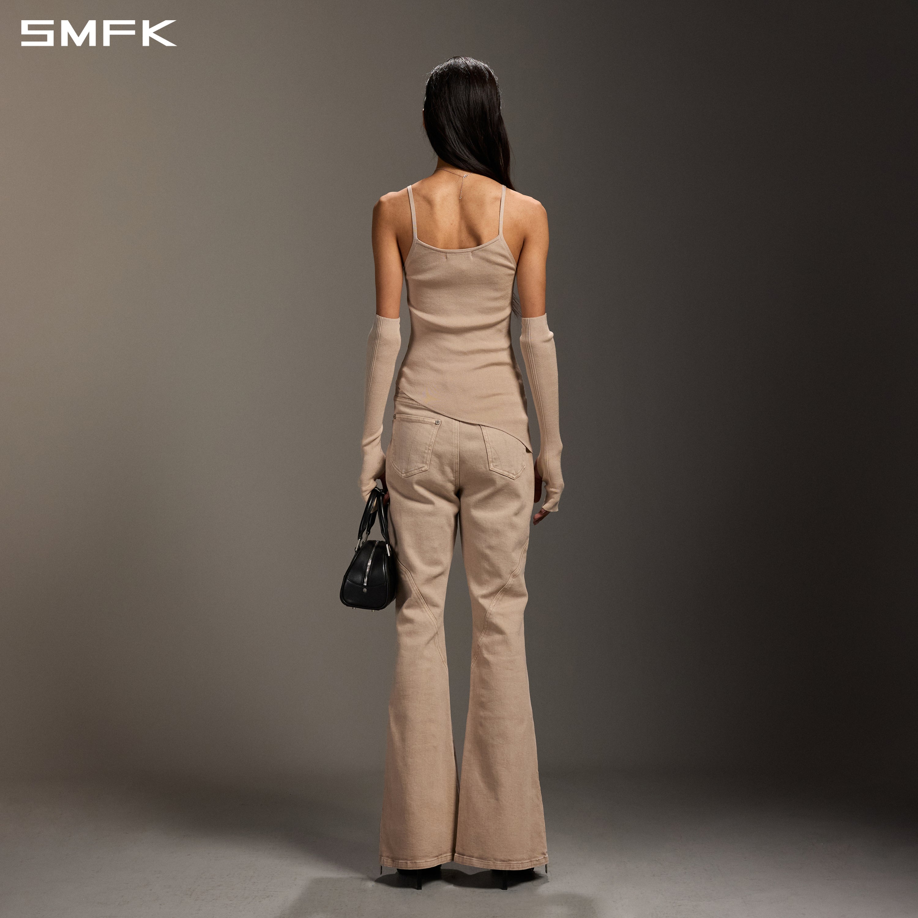 MYTH AEOLUS ASYMMETRY SLIM KNIT /TENCEL+SILK FRESH SKIN