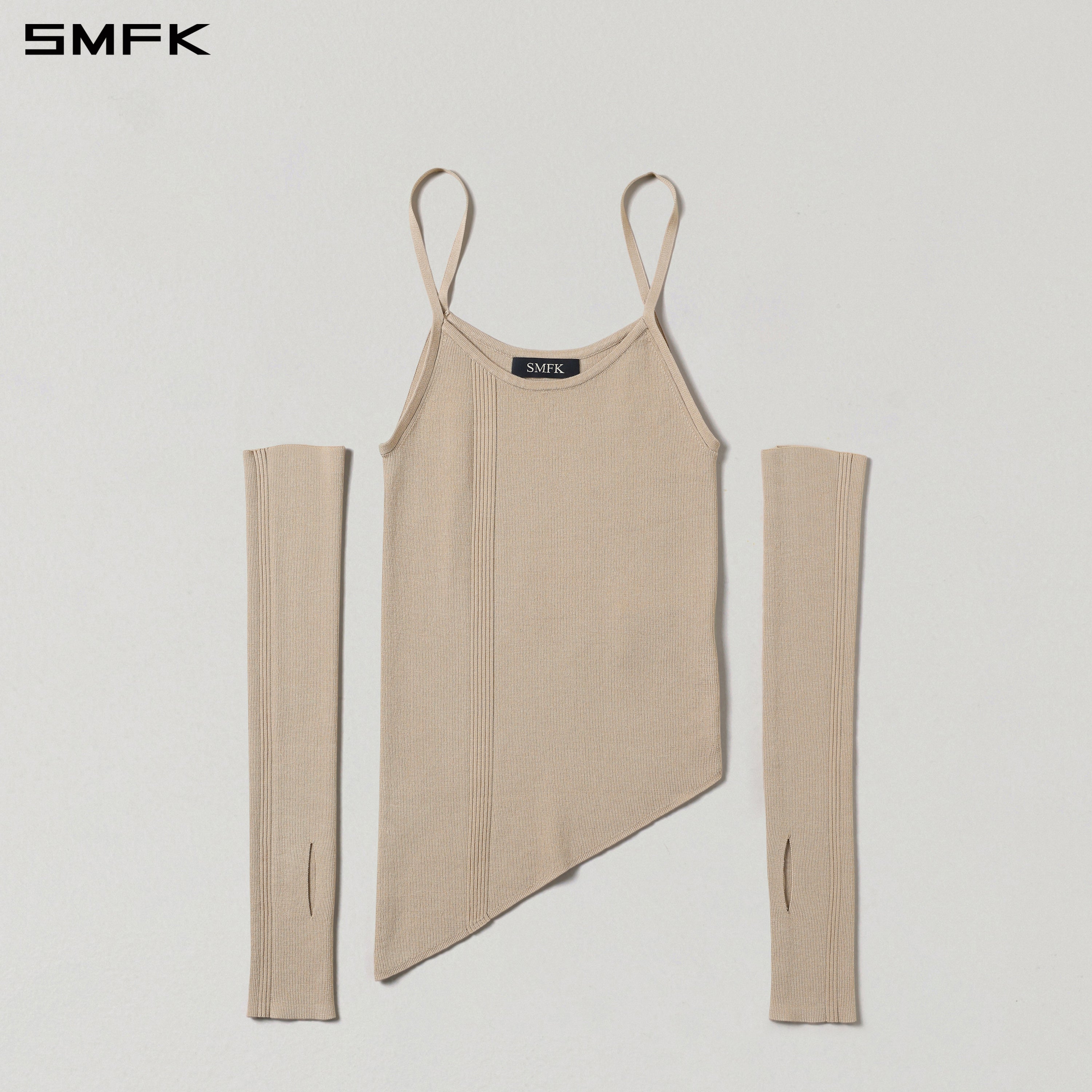 MYTH AEOLUS ASYMMETRY SLIM KNIT /TENCEL+SILK FRESH SKIN