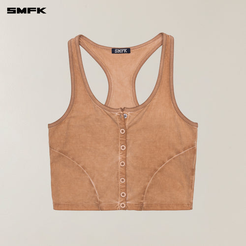 VINTAGE HURRICANE FADE GYM VEST FADING DESERT - S