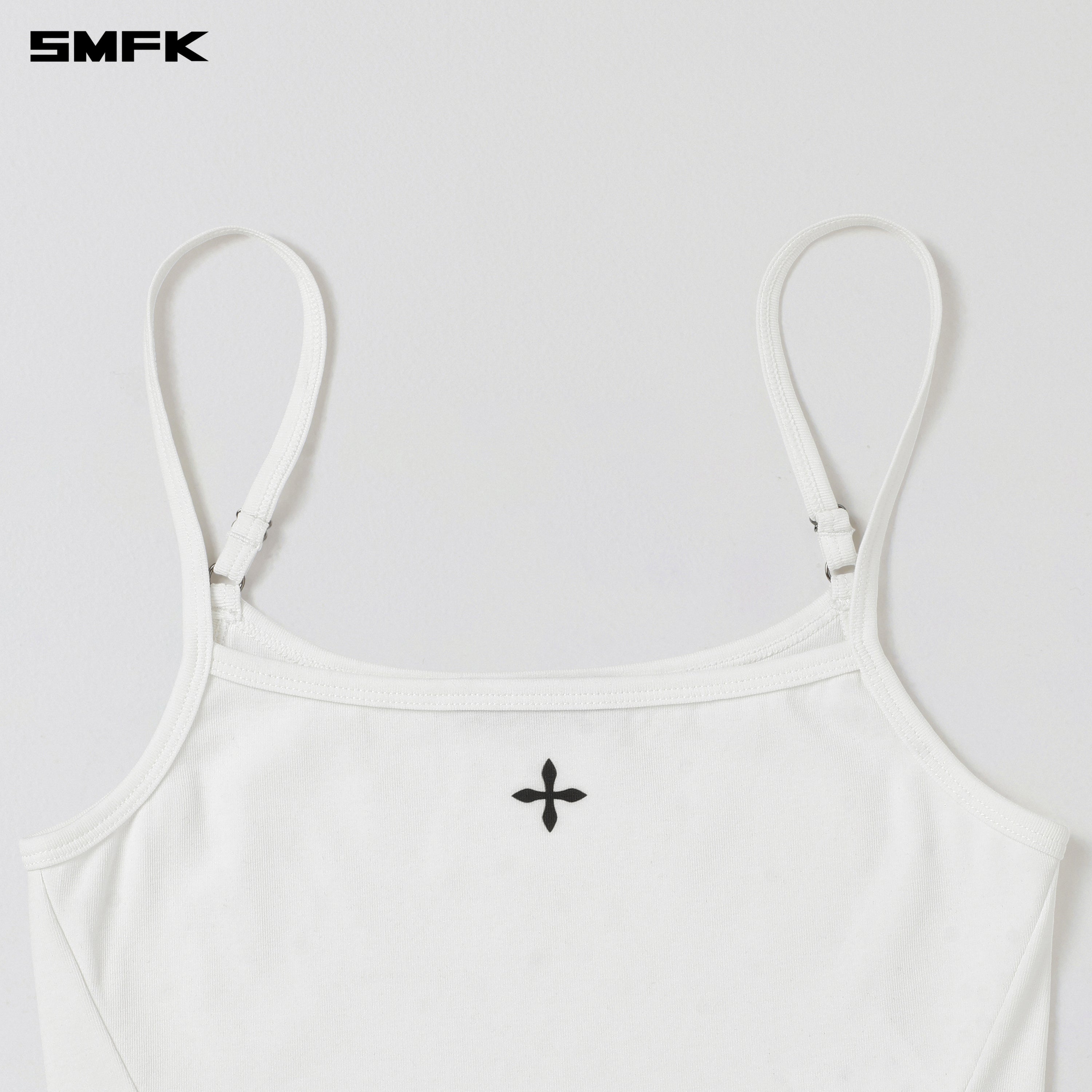 VINTAGE ROVE FADE SHORT CAMISOLE/COTTON GARMENT DYE CLOUD WHITE
