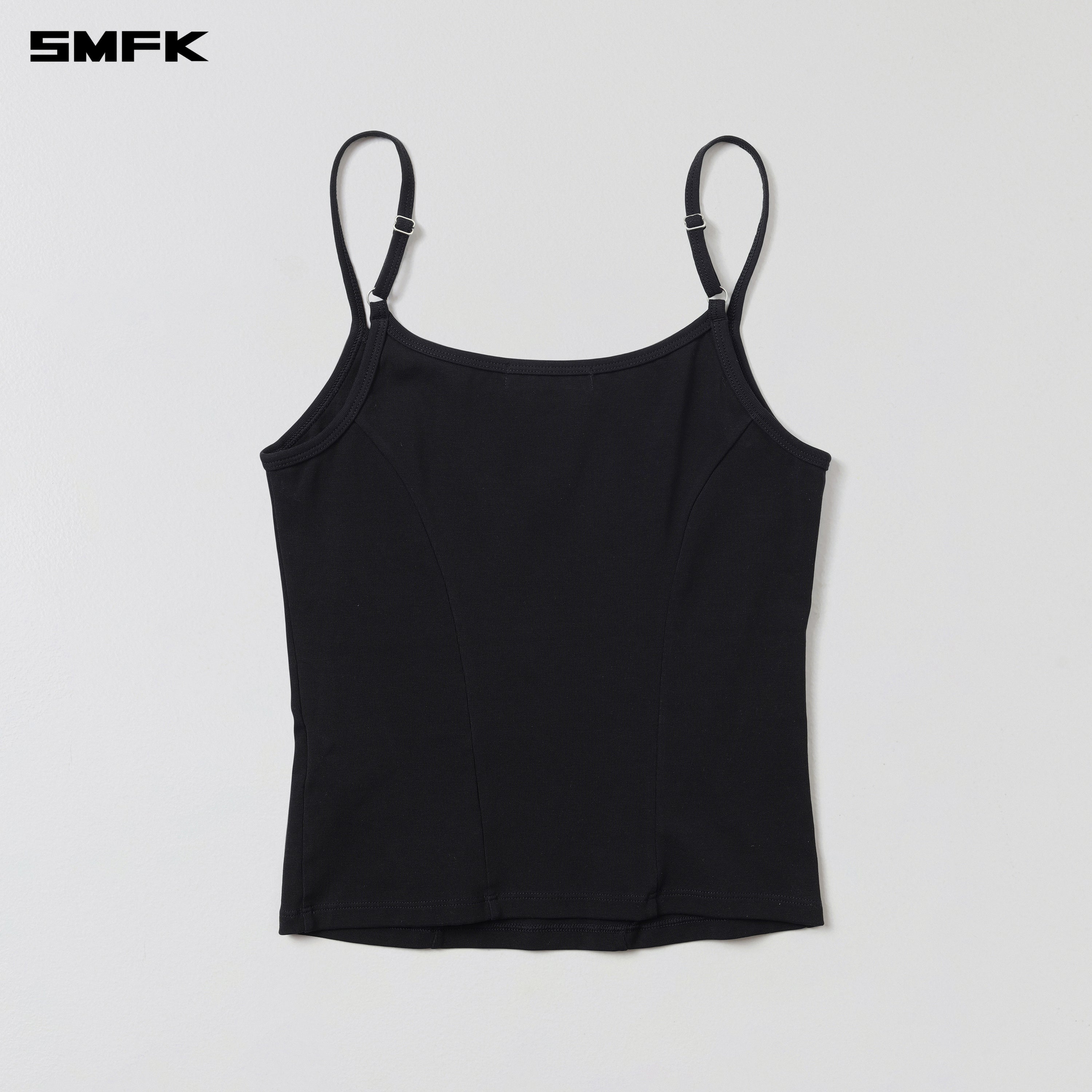VINTAGE ROVE FADE CAMISOLE/COTTON GARMENT DYE WILD BLACK