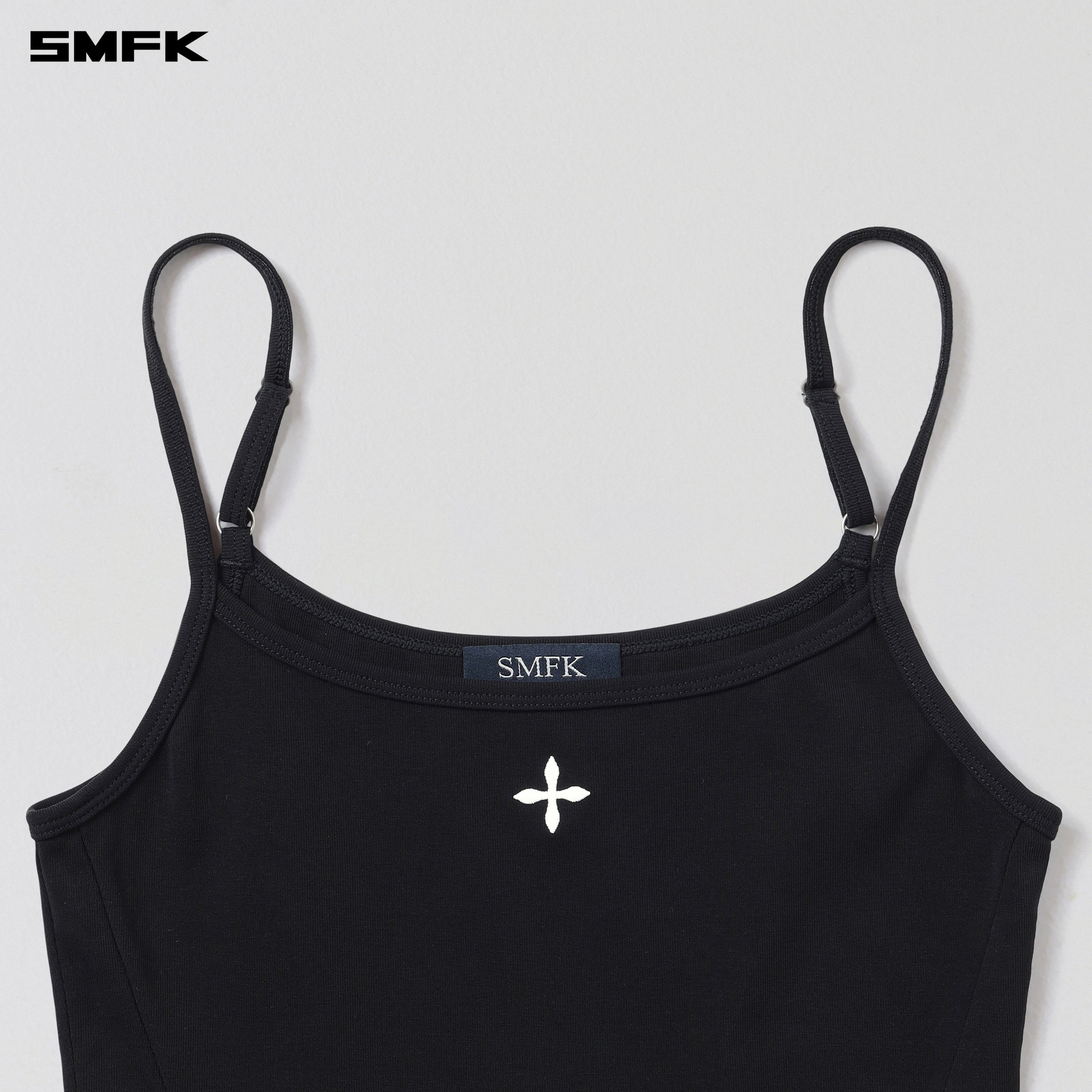VINTAGE ROVE FADE CAMISOLE/COTTON GARMENT DYE WILD BLACK
