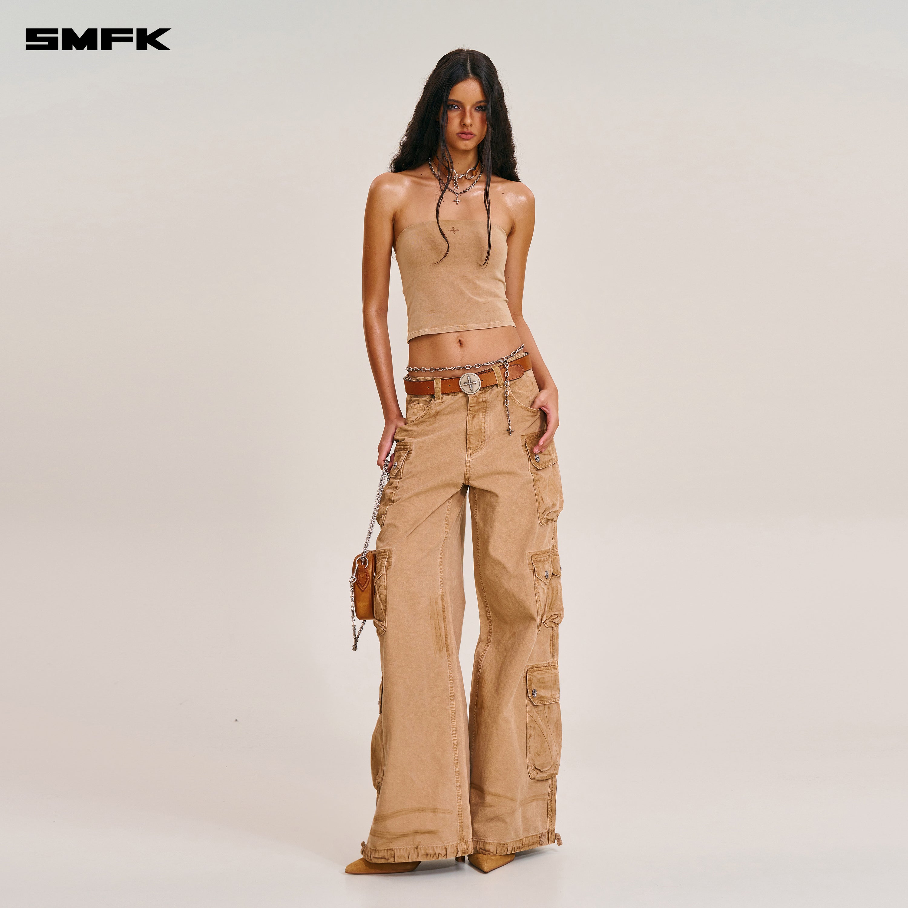 VINTAGE STORM FADE BUSTIER/FADE DYE VANISH SAND