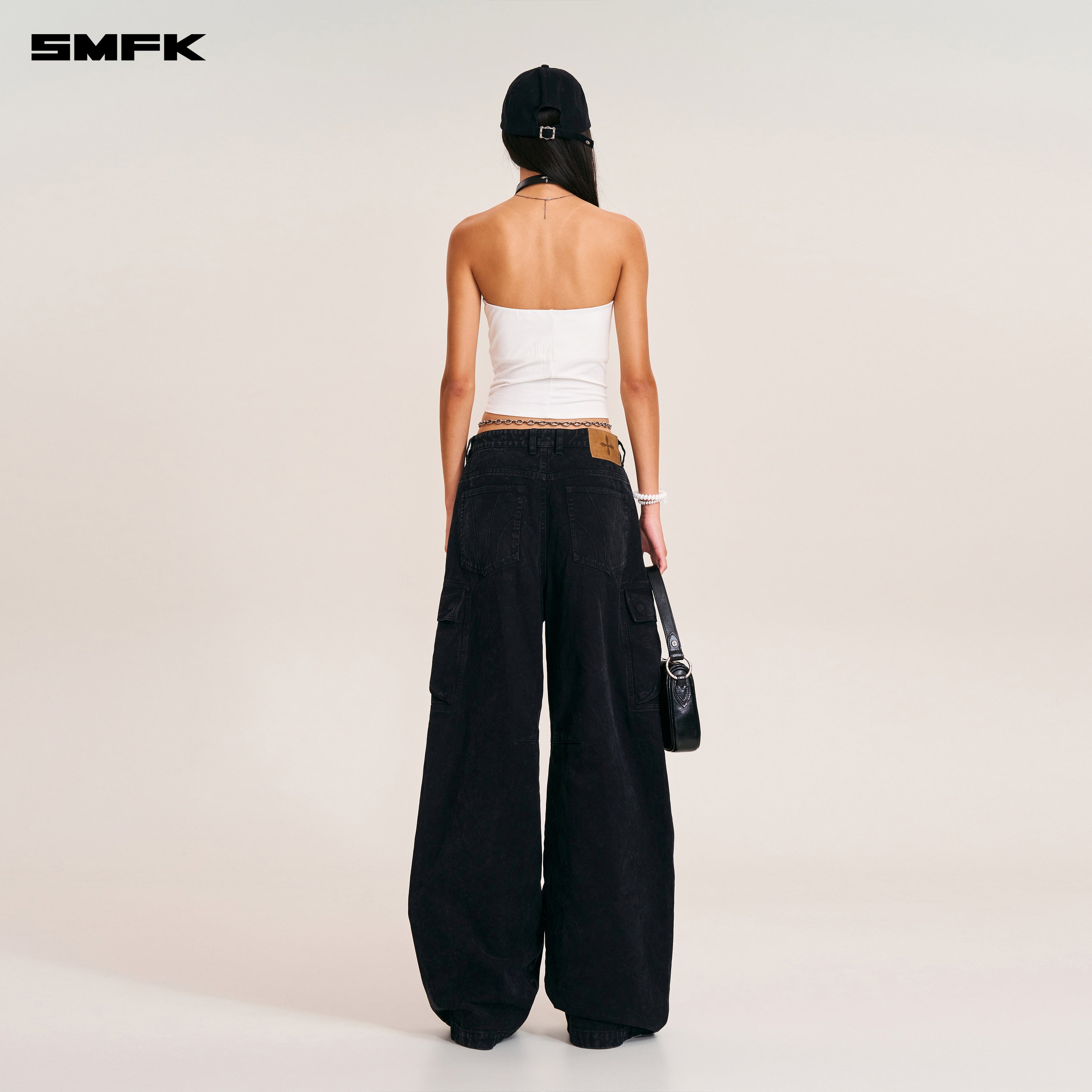 VINTAGE STORM FADE BUSTIER SNOW MOUNTAIN WHITE