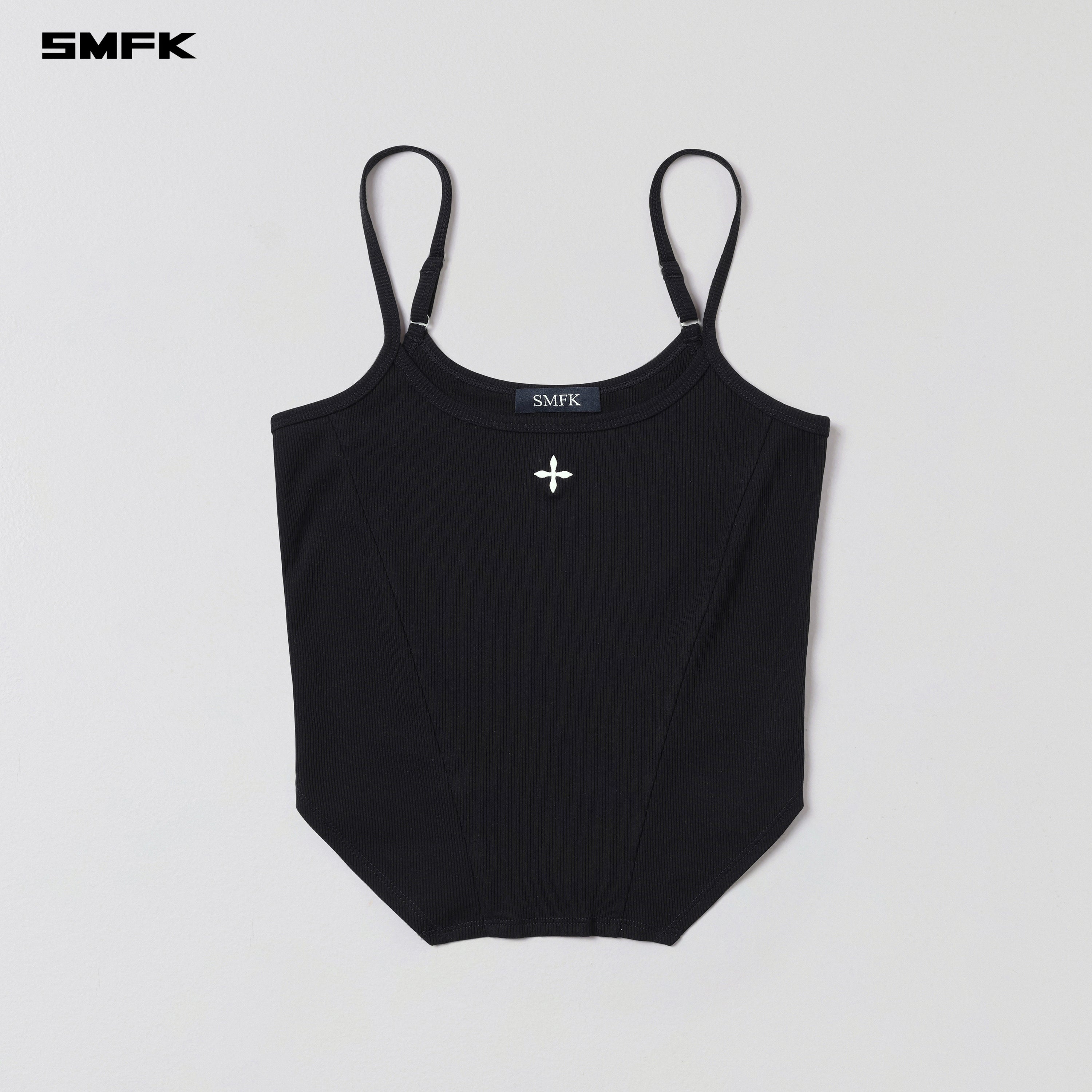 VINTAGE ROVE SILK CAMISOLE/SILK&COTTON WILD BLACK