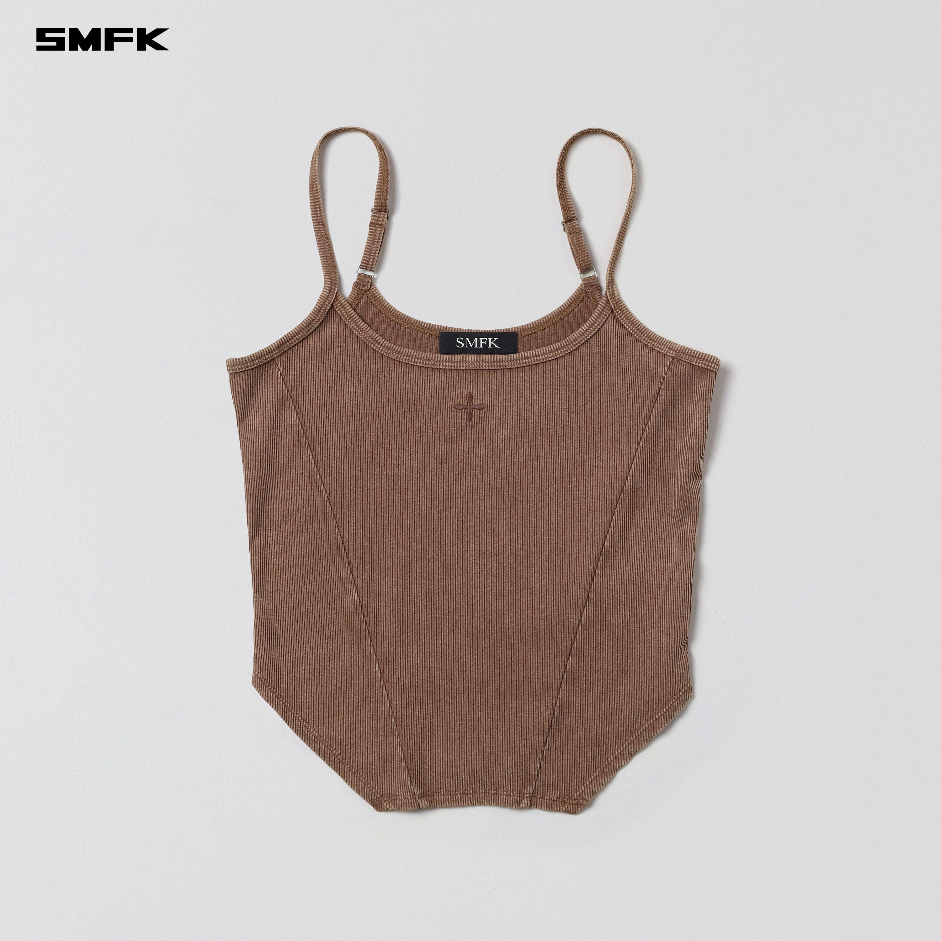 VINTAGE ROVE SILK CAMISOLE/SILK&COTTON VANISH BROWN