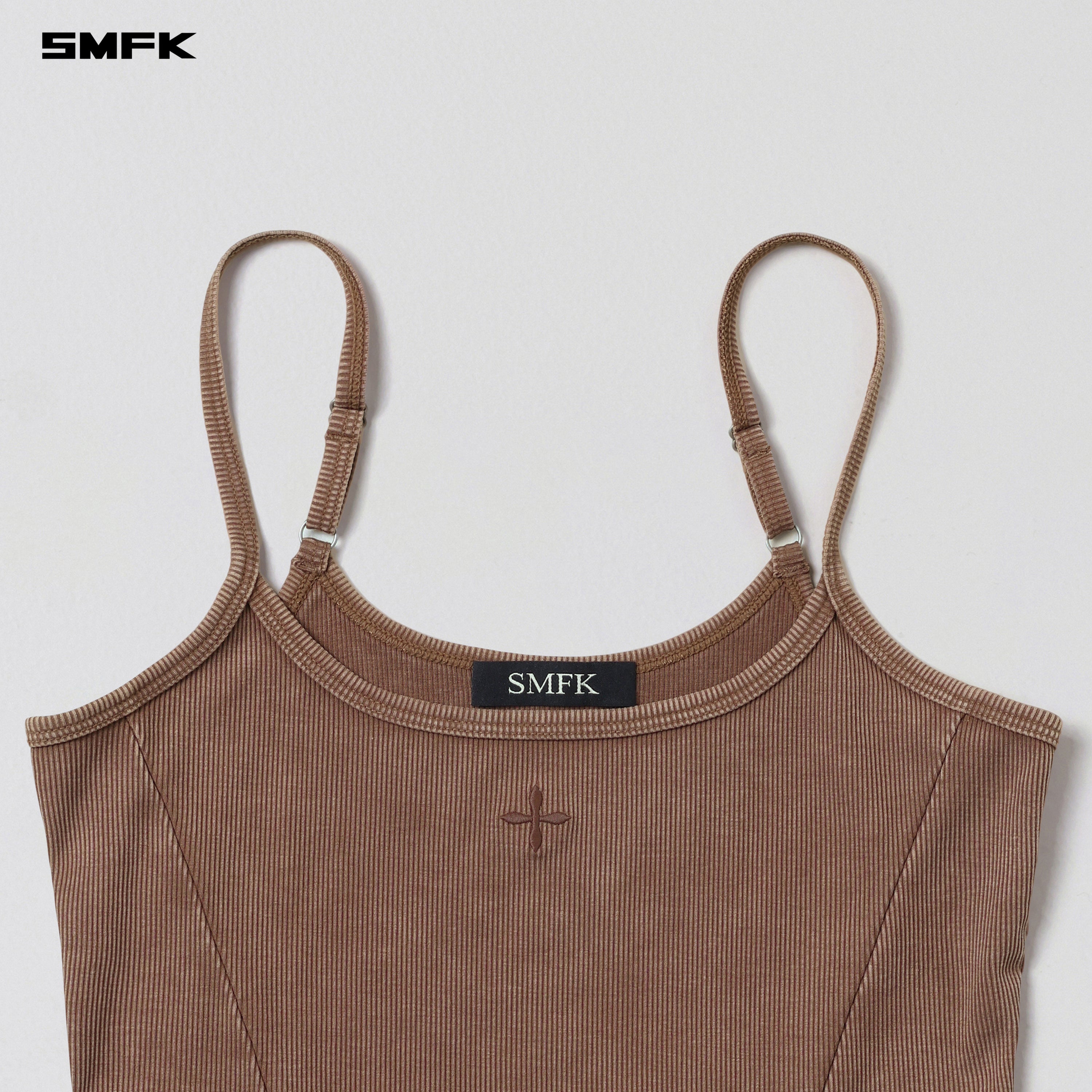 VINTAGE ROVE SILK CAMISOLE/SILK&COTTON VANISH BROWN