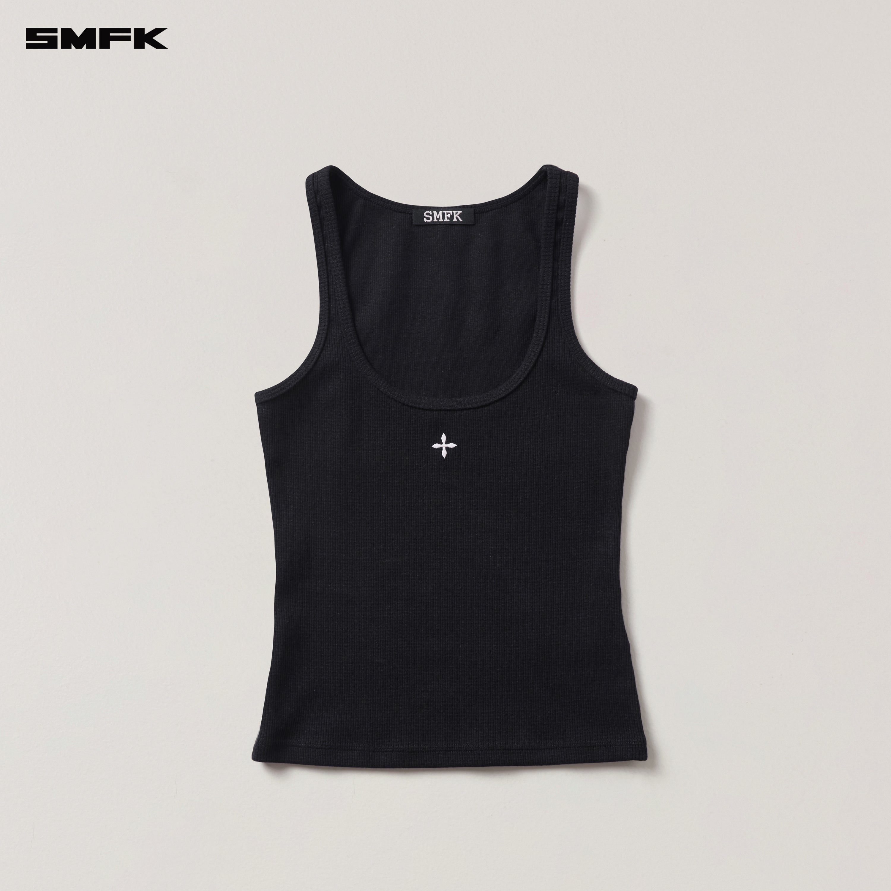 VINTAGE STORM FADE RIDER TANK WILD BLACK