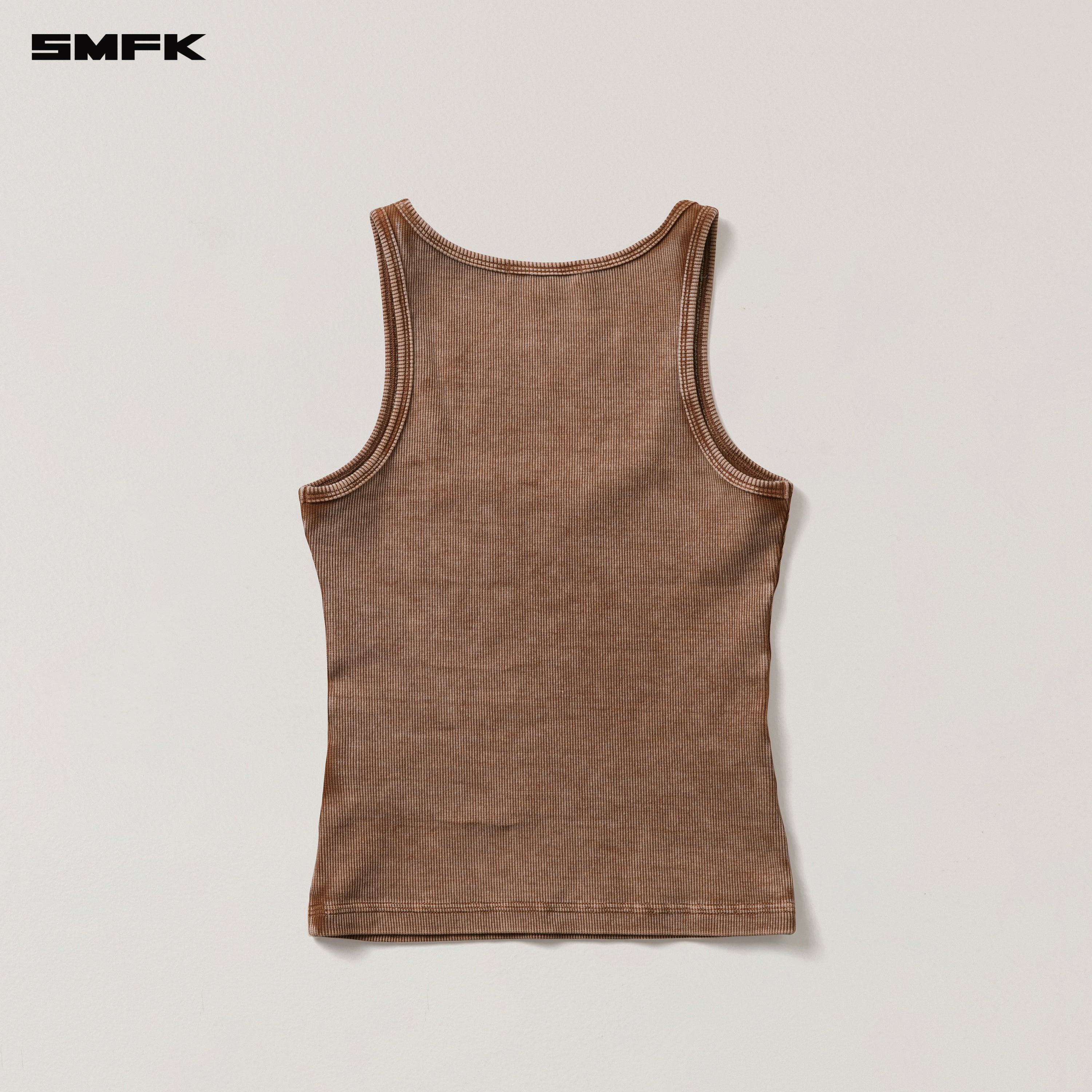 VINTAGE STORM FADE RIDER TANK/FADE DYE VANISH BROWN