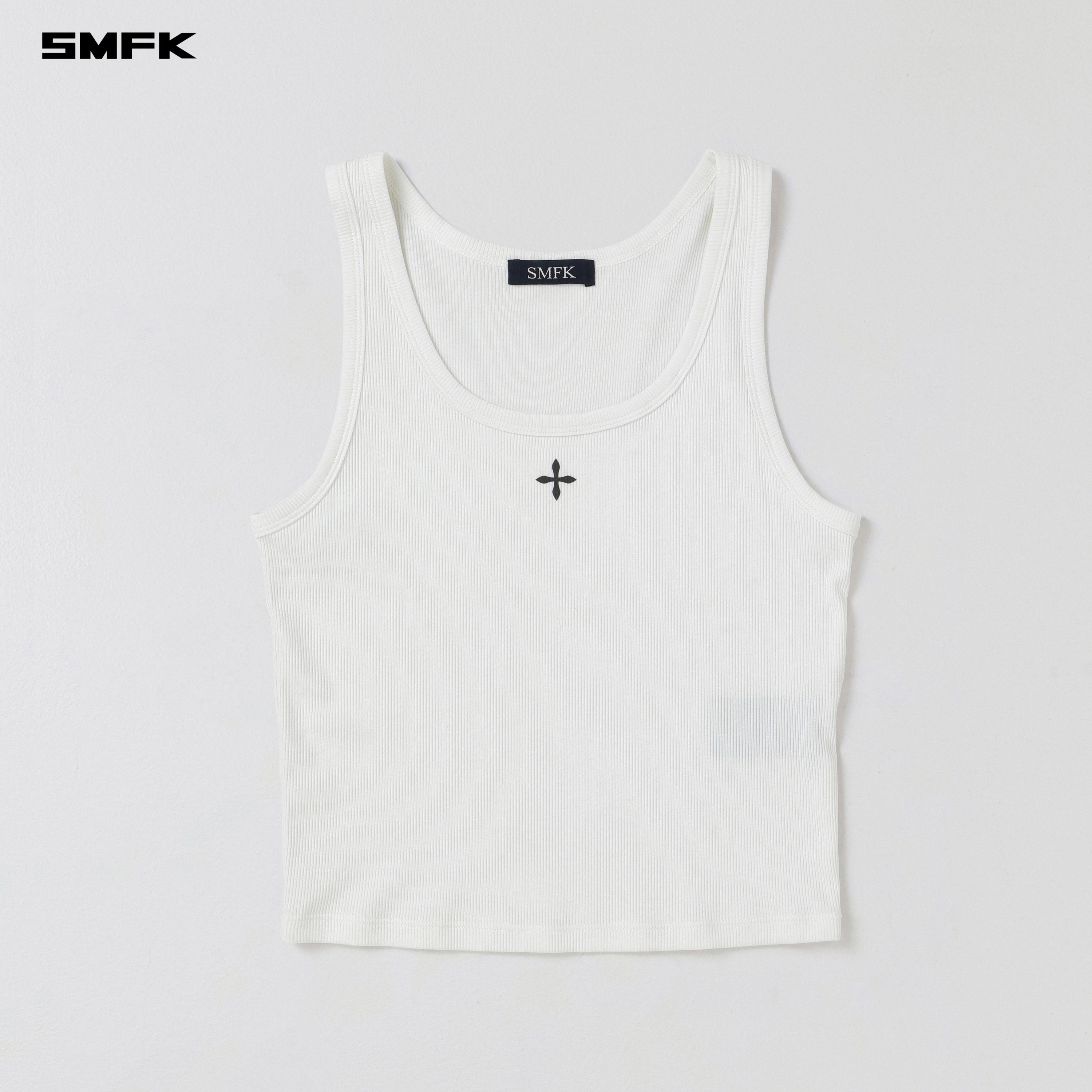 VINTAGE VANISH SILK TANK/GARMENT DYE CLOUD WHITE