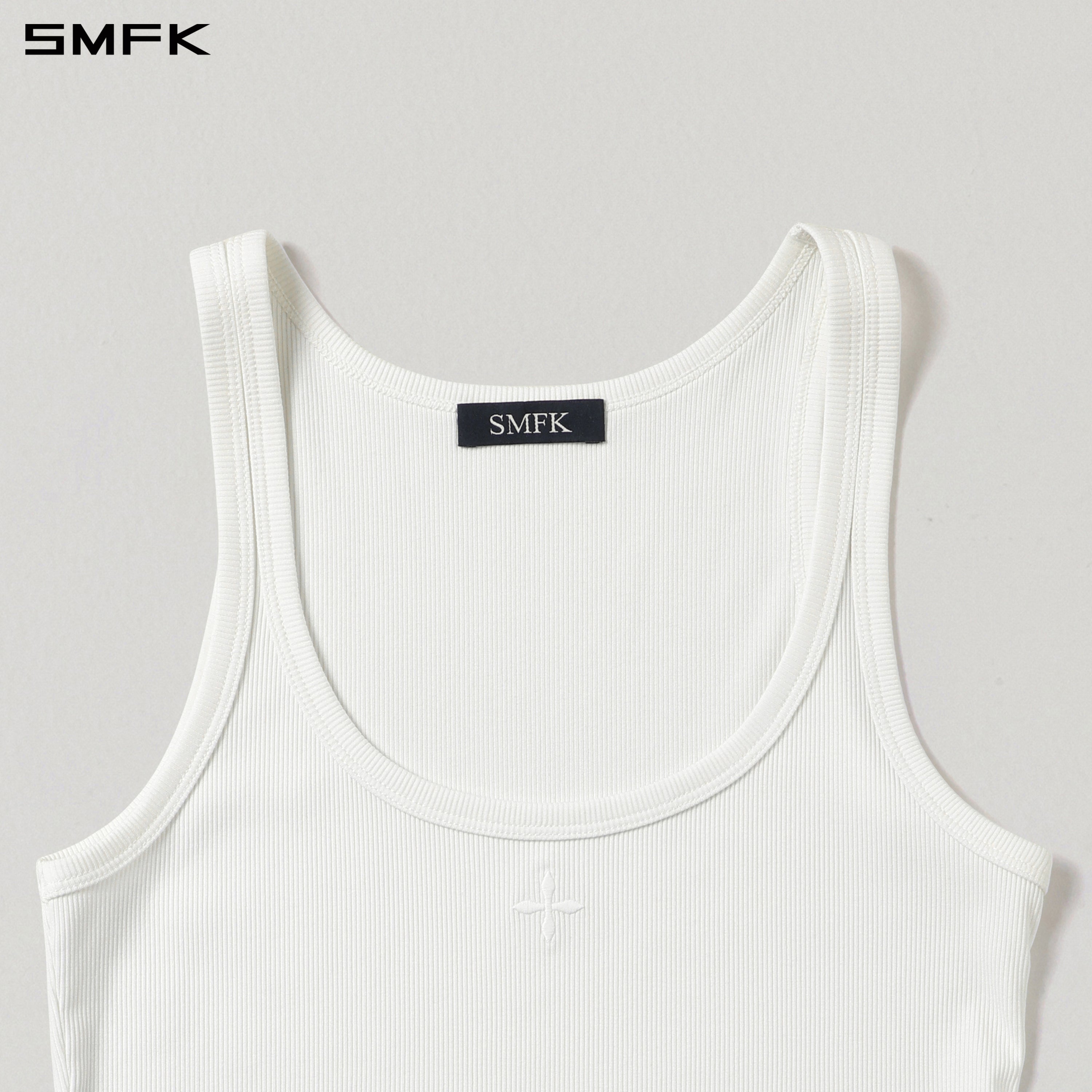 VINTAGE NOMADIC GALE SILK TANK/SILK COTTON CLOUD WHITE